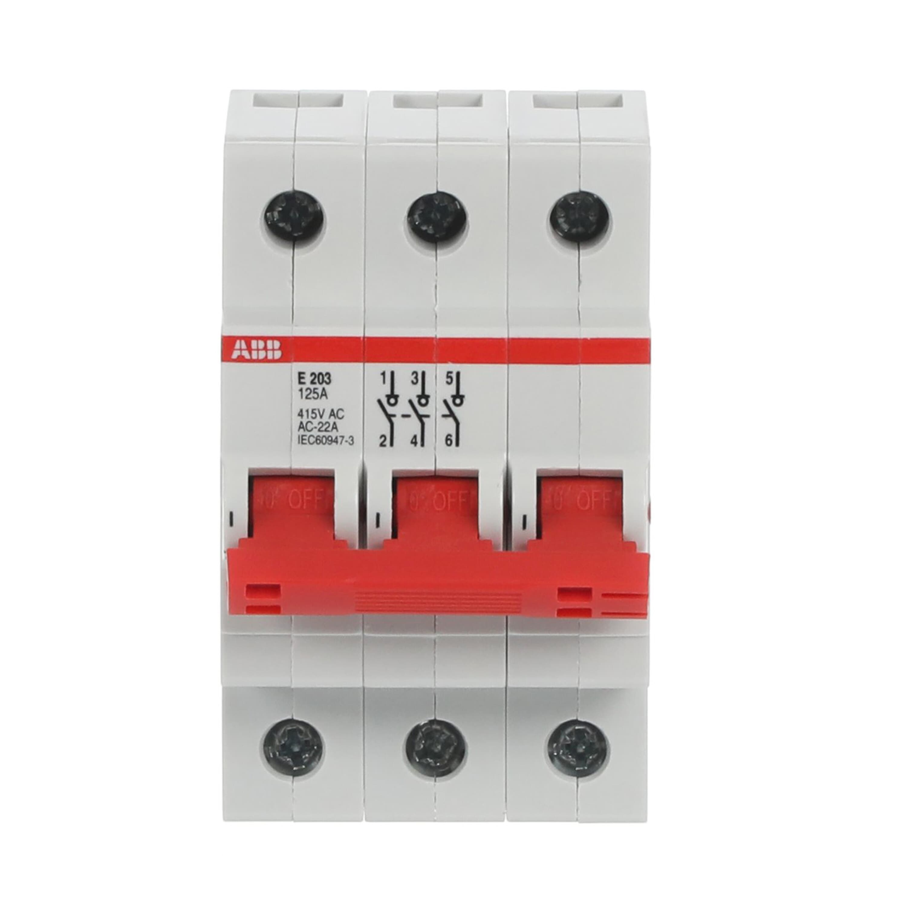 ABB ABB E203/125R Selective main line circuit breaker