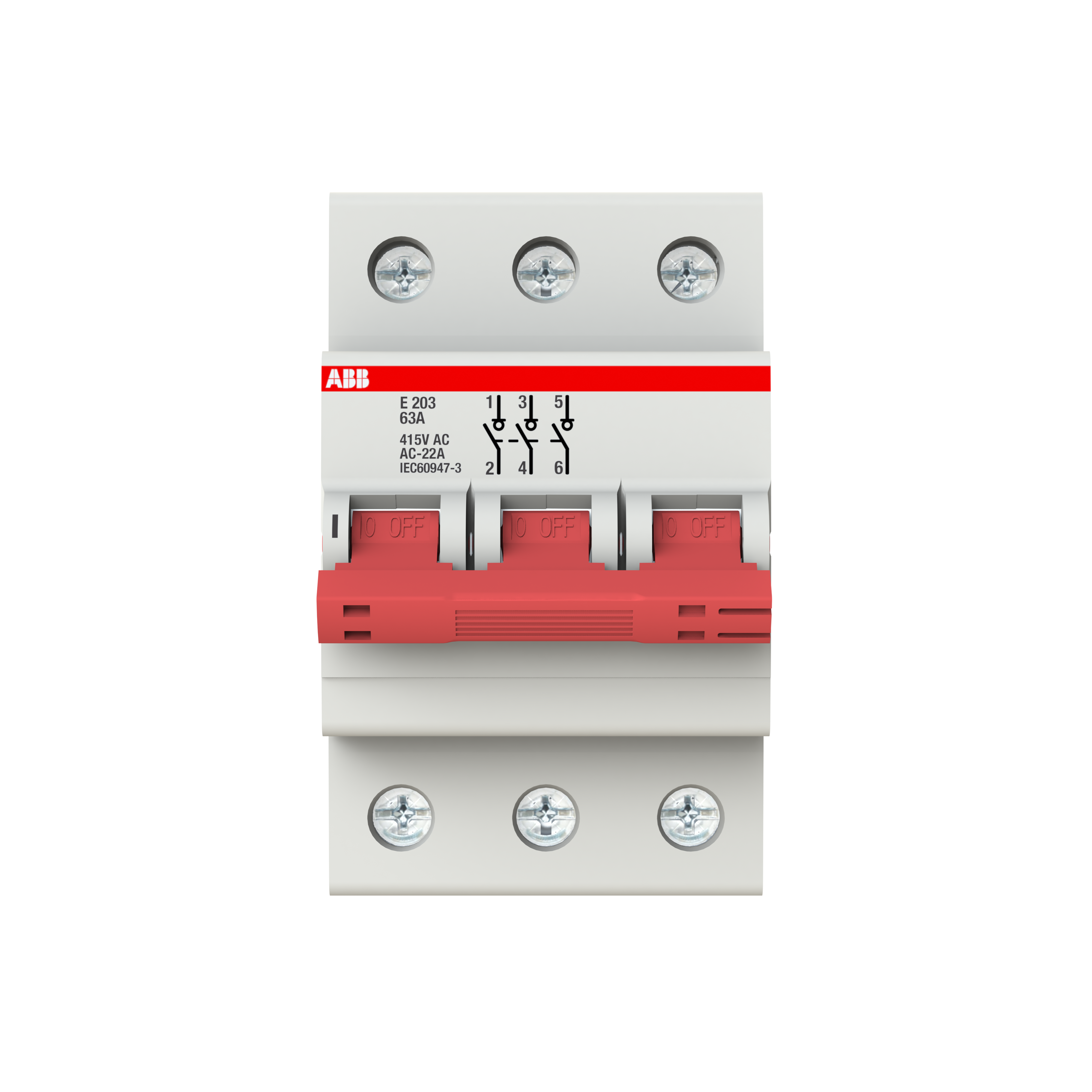 ABB ABB E203/63G Selective main line circuit breaker