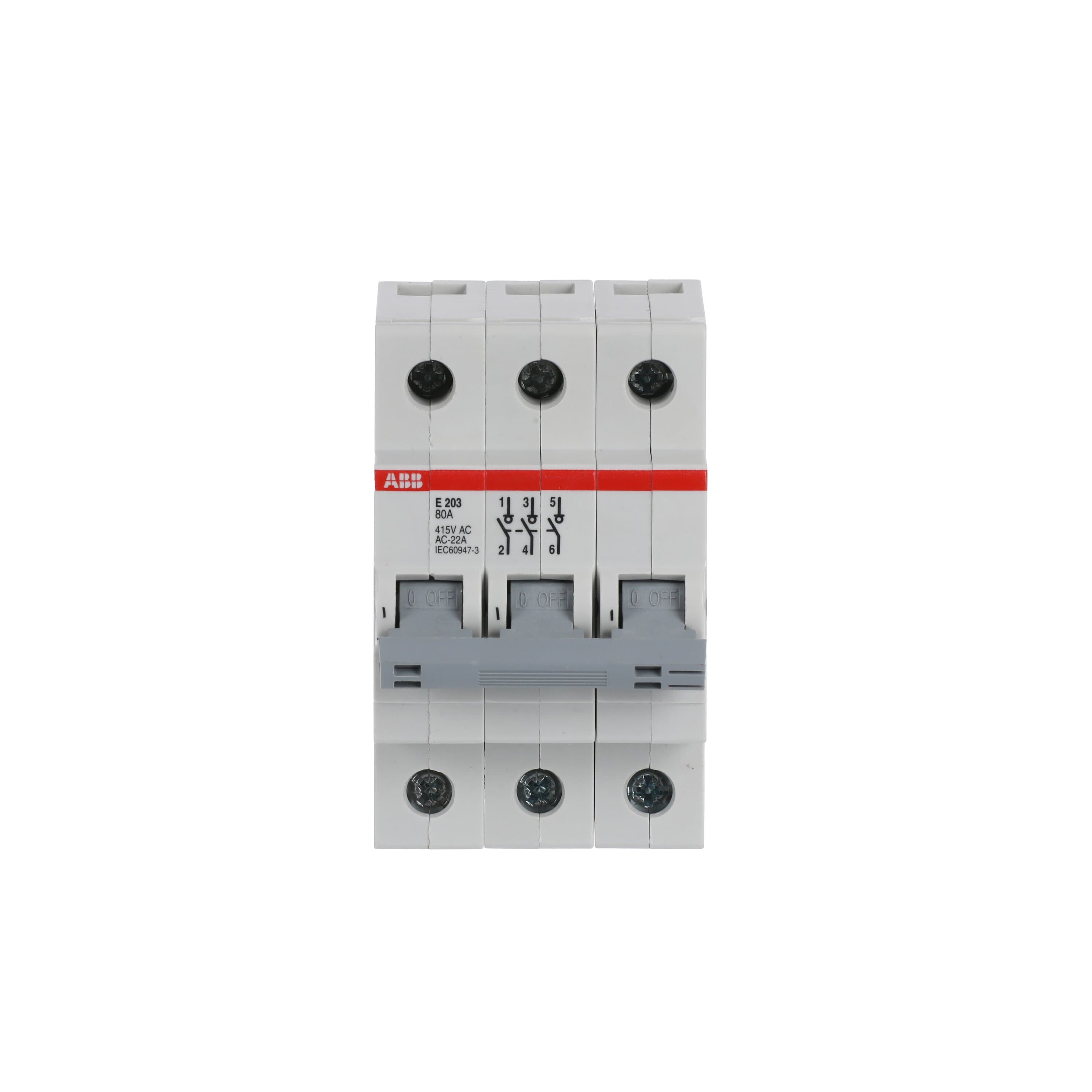 ABB ABB E203/80G Selective main line circuit breaker
