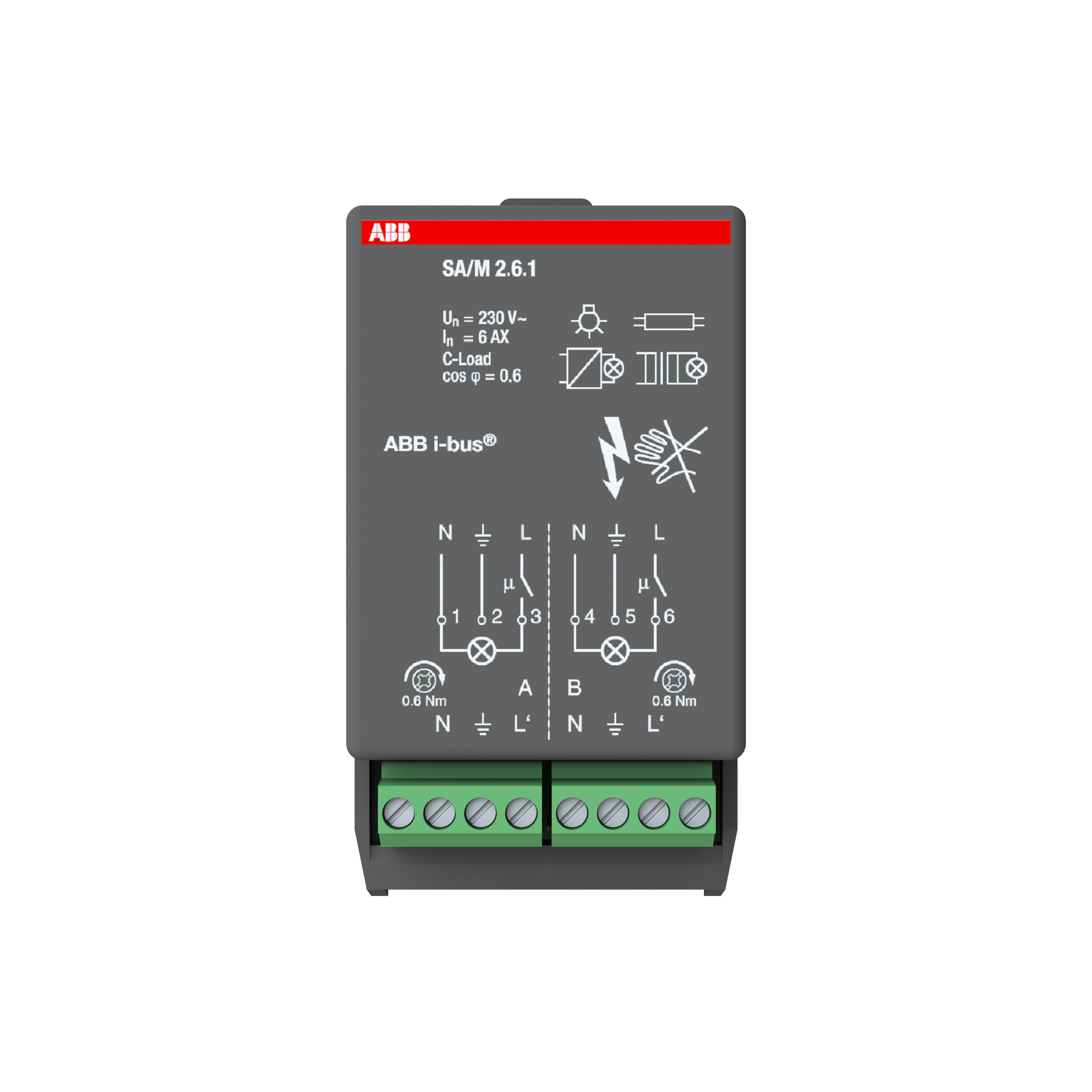 ABB ABB SA/M2.6.1 Switch actuator for bus system