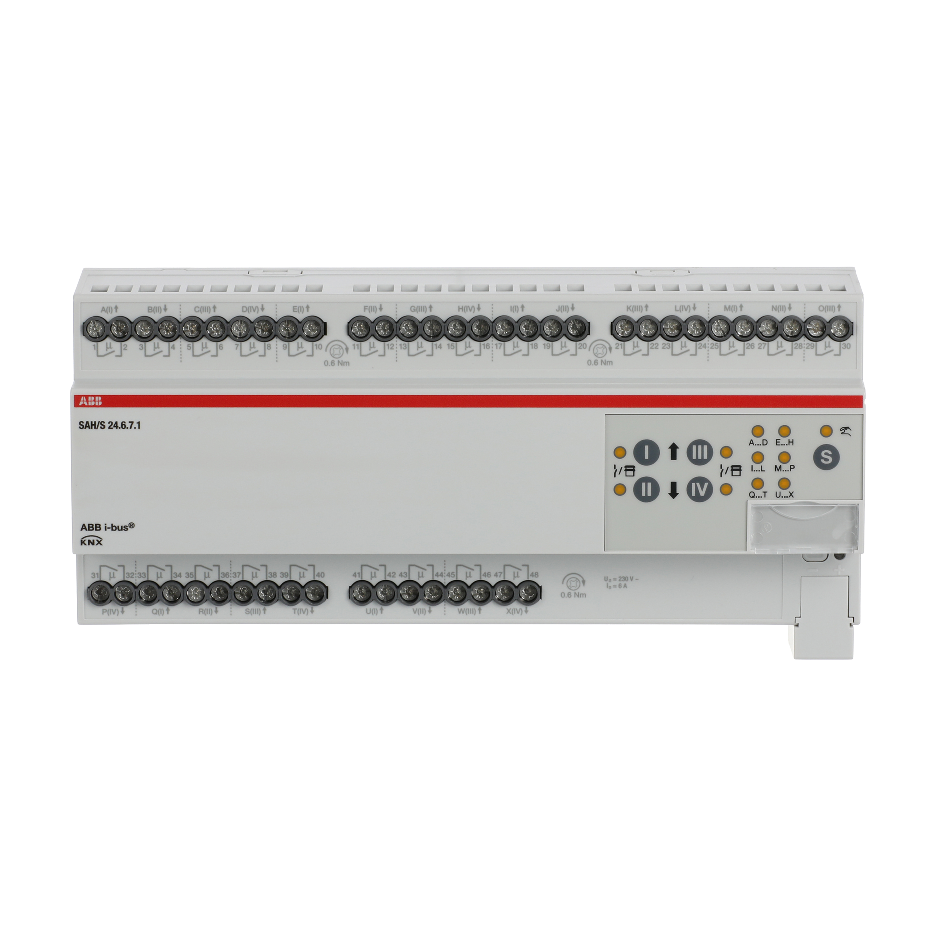 ABB ABB SAH/S24.6.7.1 Switch actuator for bus system