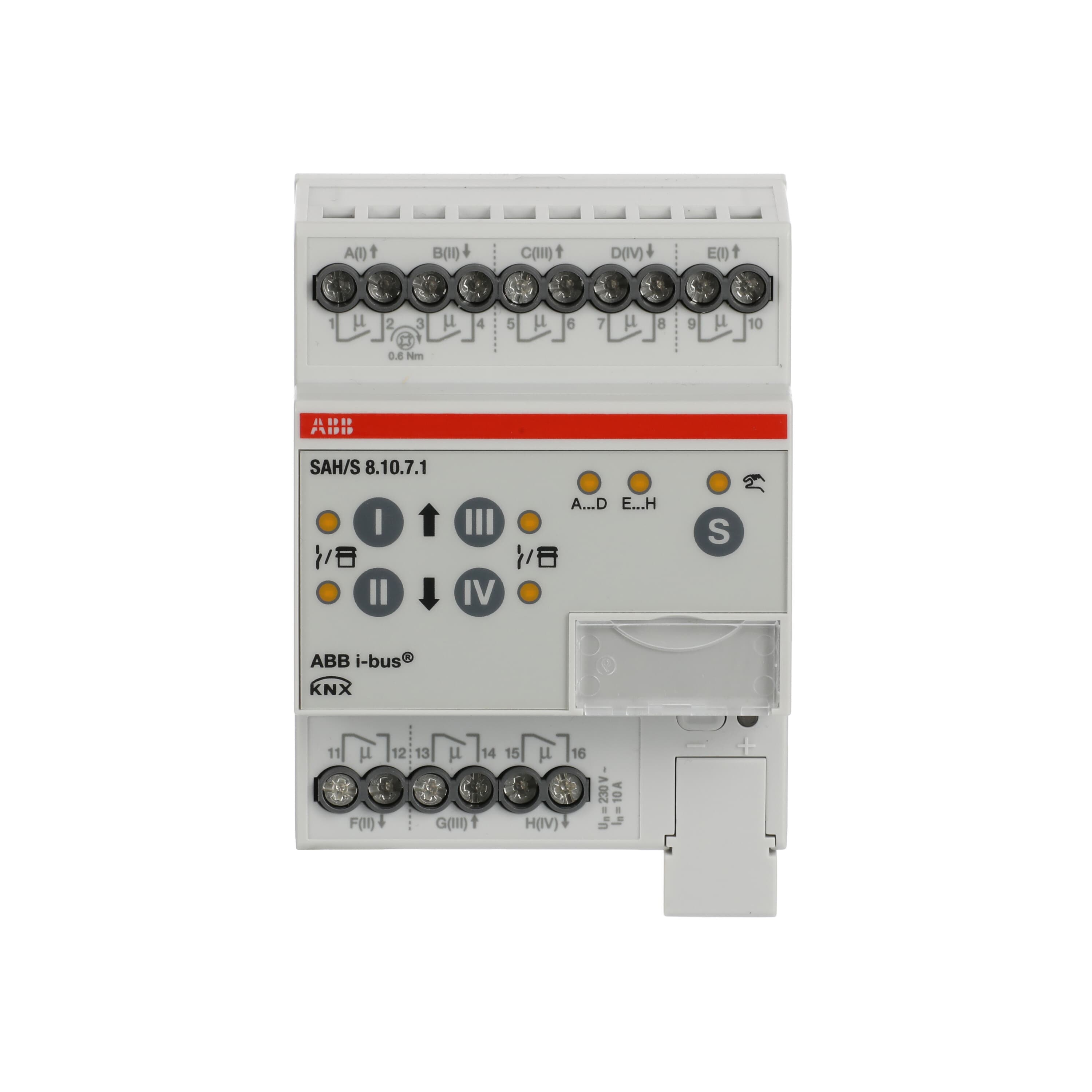ABB ABB SAH/S8.10.7.1 Switch actuator for bus system