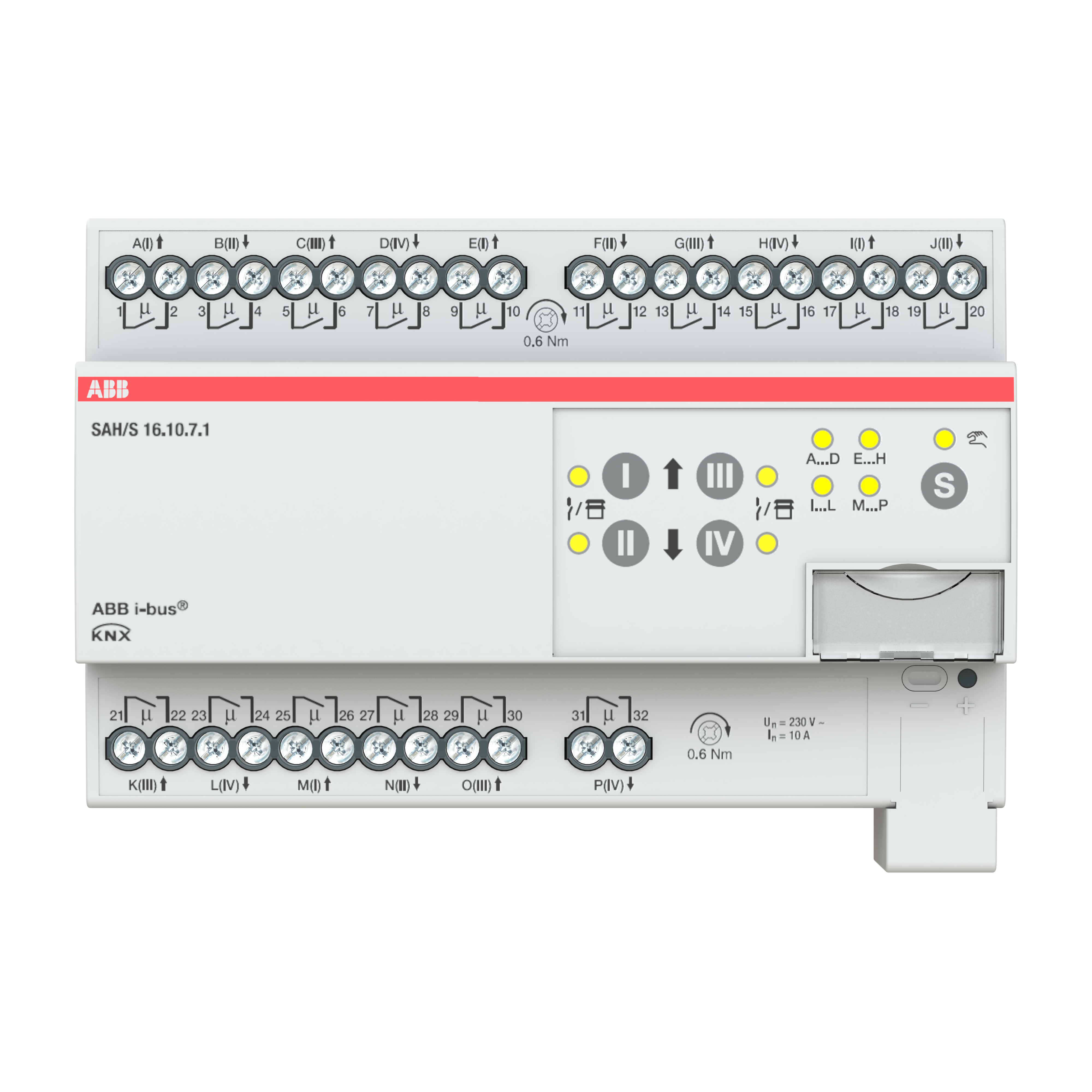 ABB ABB SAH/S16.10.7.1 Switch actuator for bus system