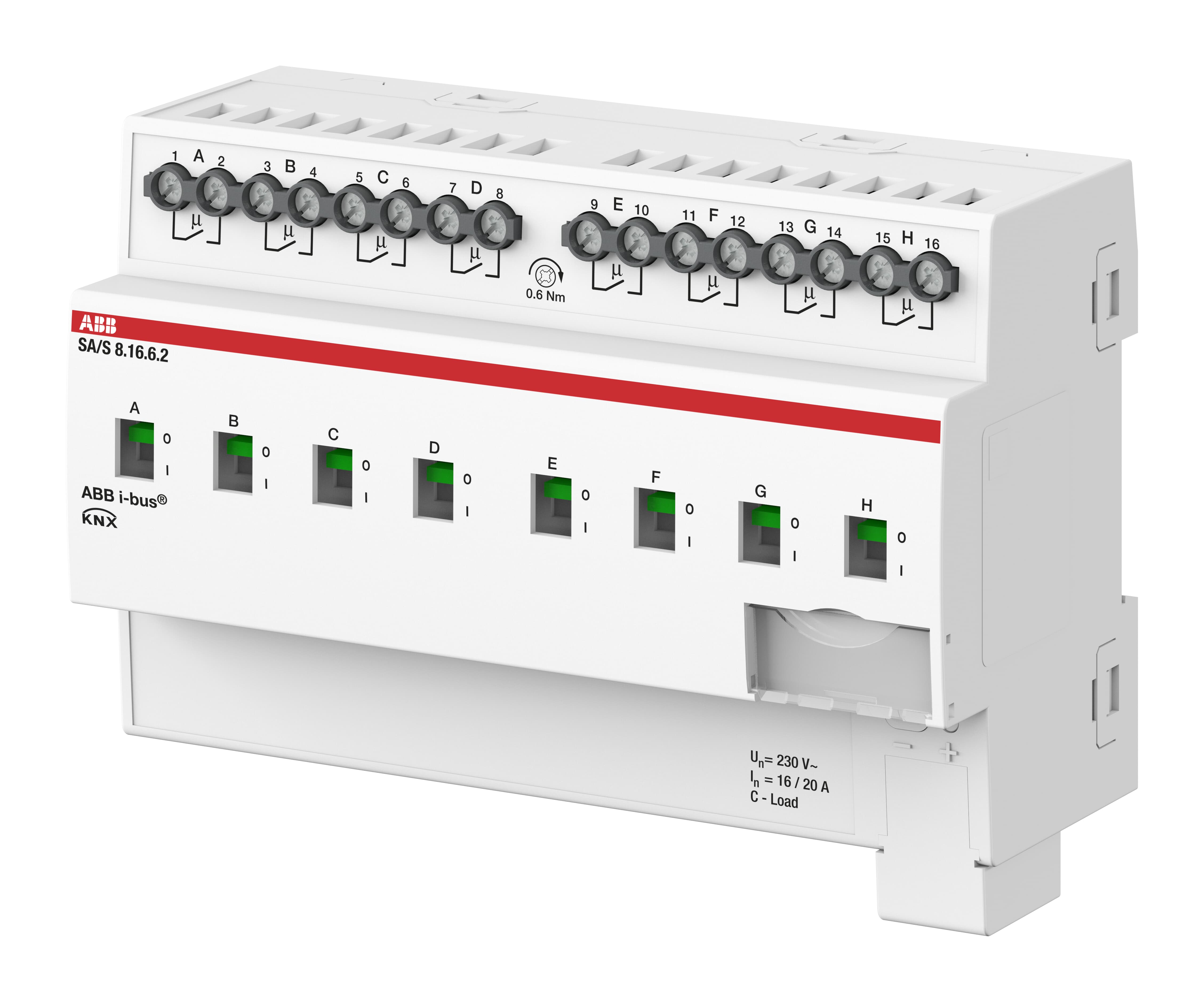 ABB ABB SA/S8.16.6.2 Switch actuator for bus system
