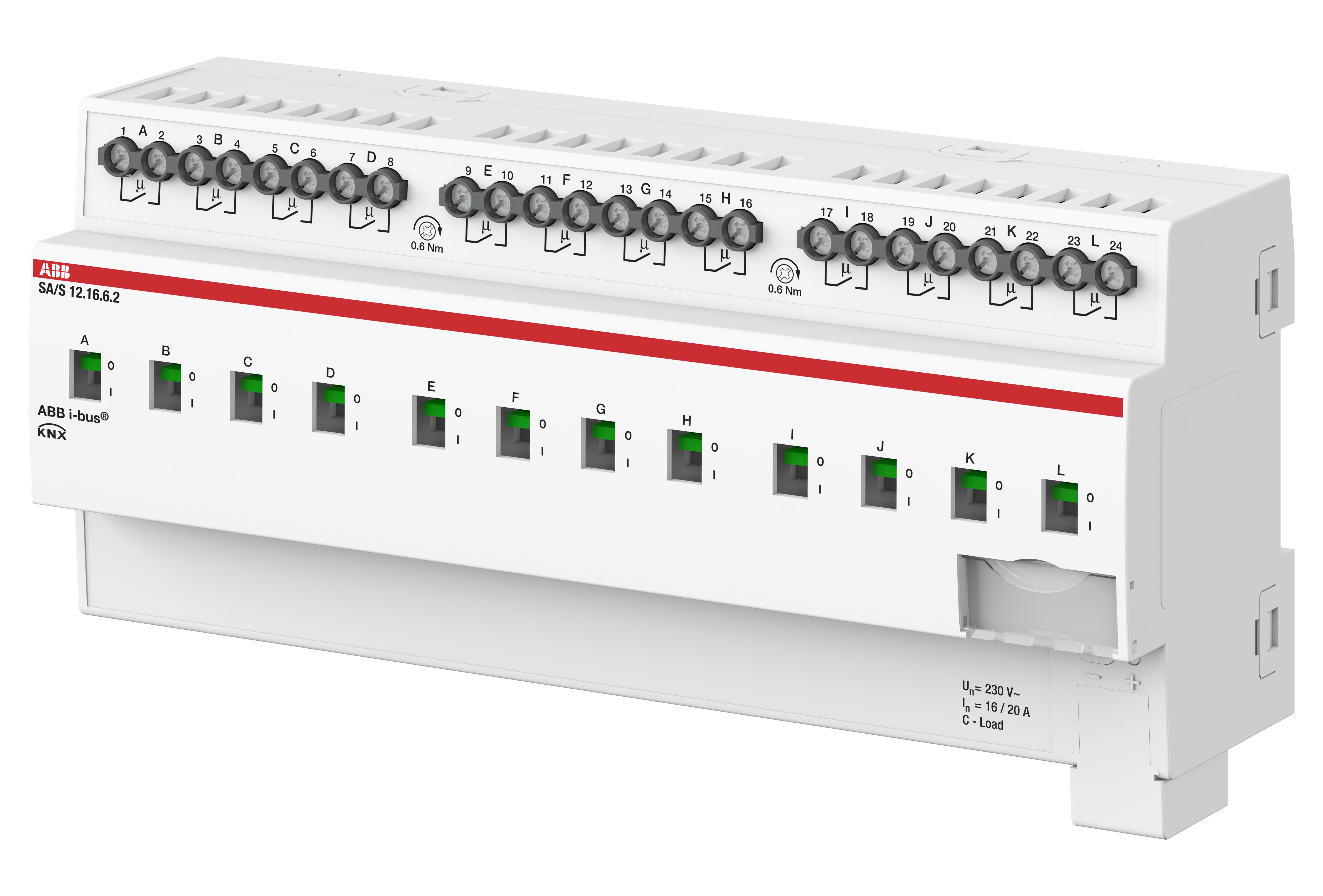 ABB ABB SA/S12.16.6.2 Switch actuator for bus system