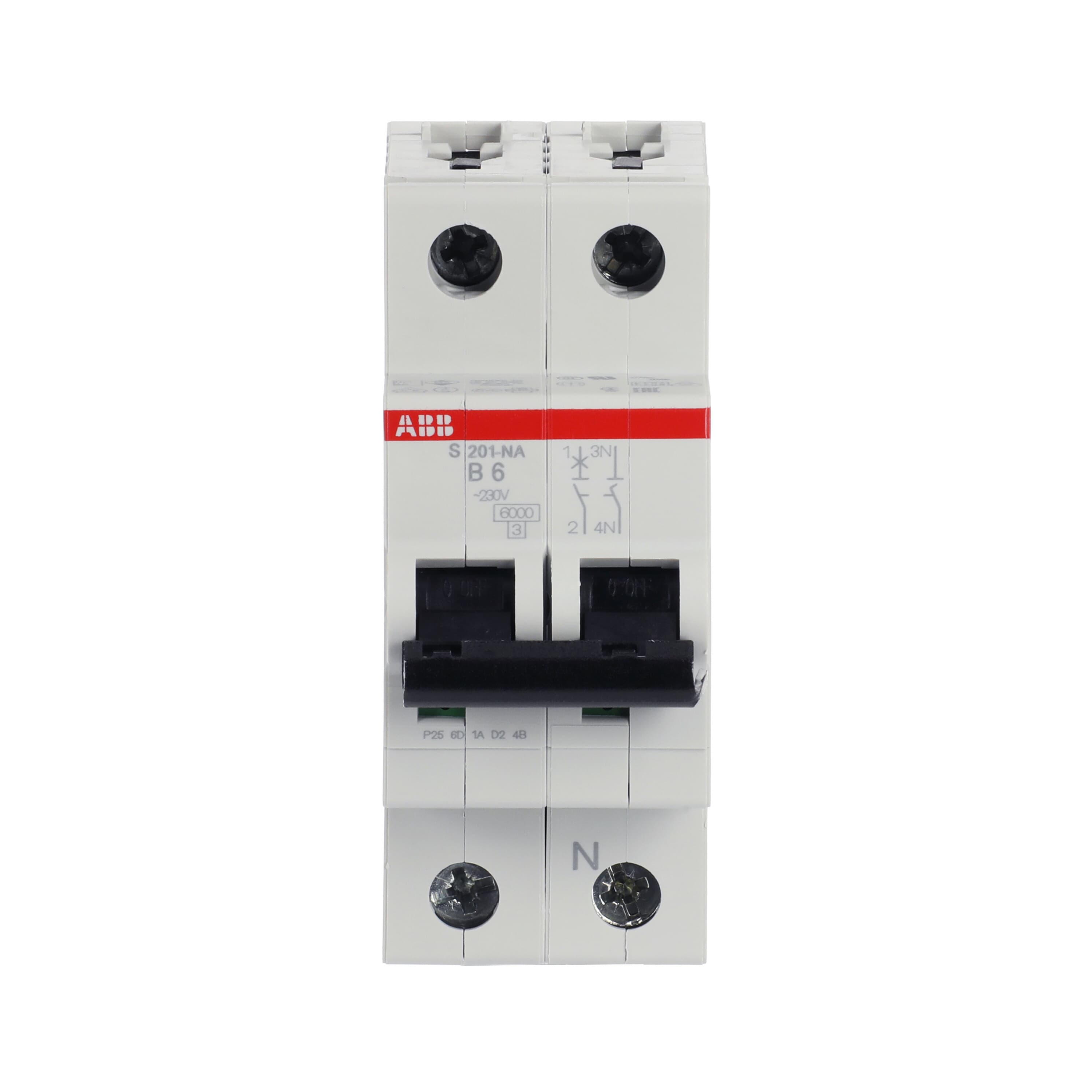ABB ABB S201-B6NA Miniature circuit breaker (MCB)
