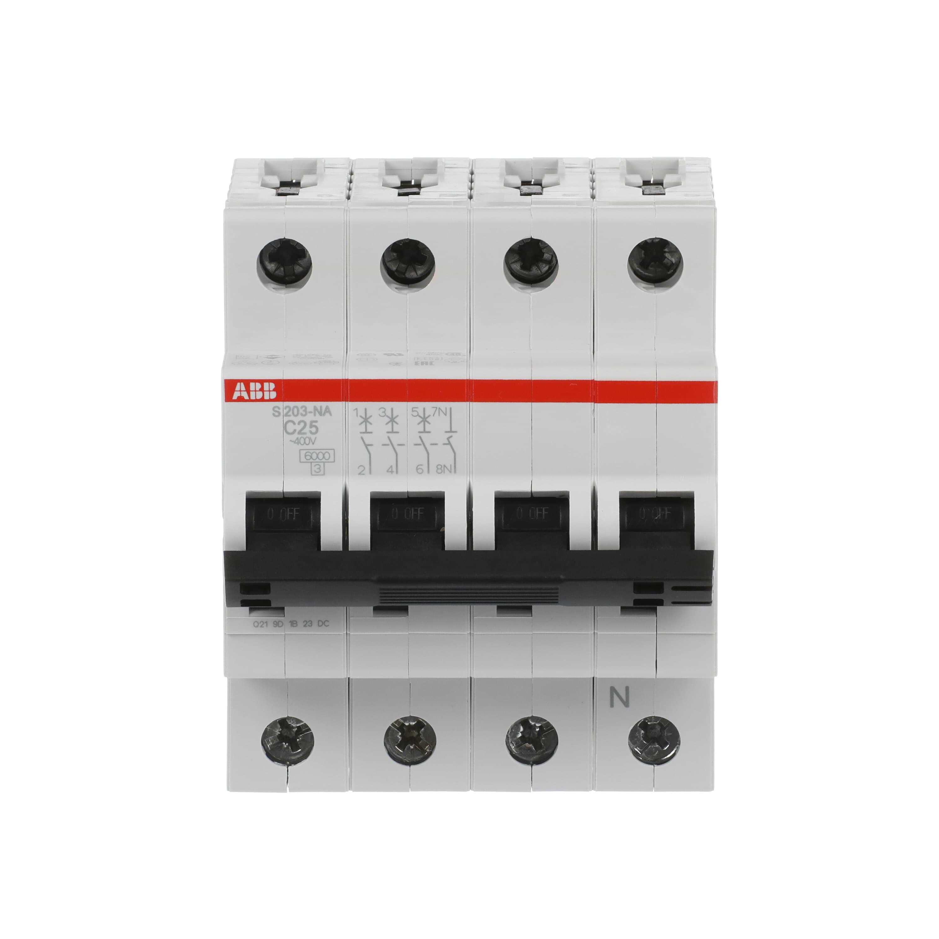 ABB ABB S203-C25NA Miniature circuit breaker (MCB)