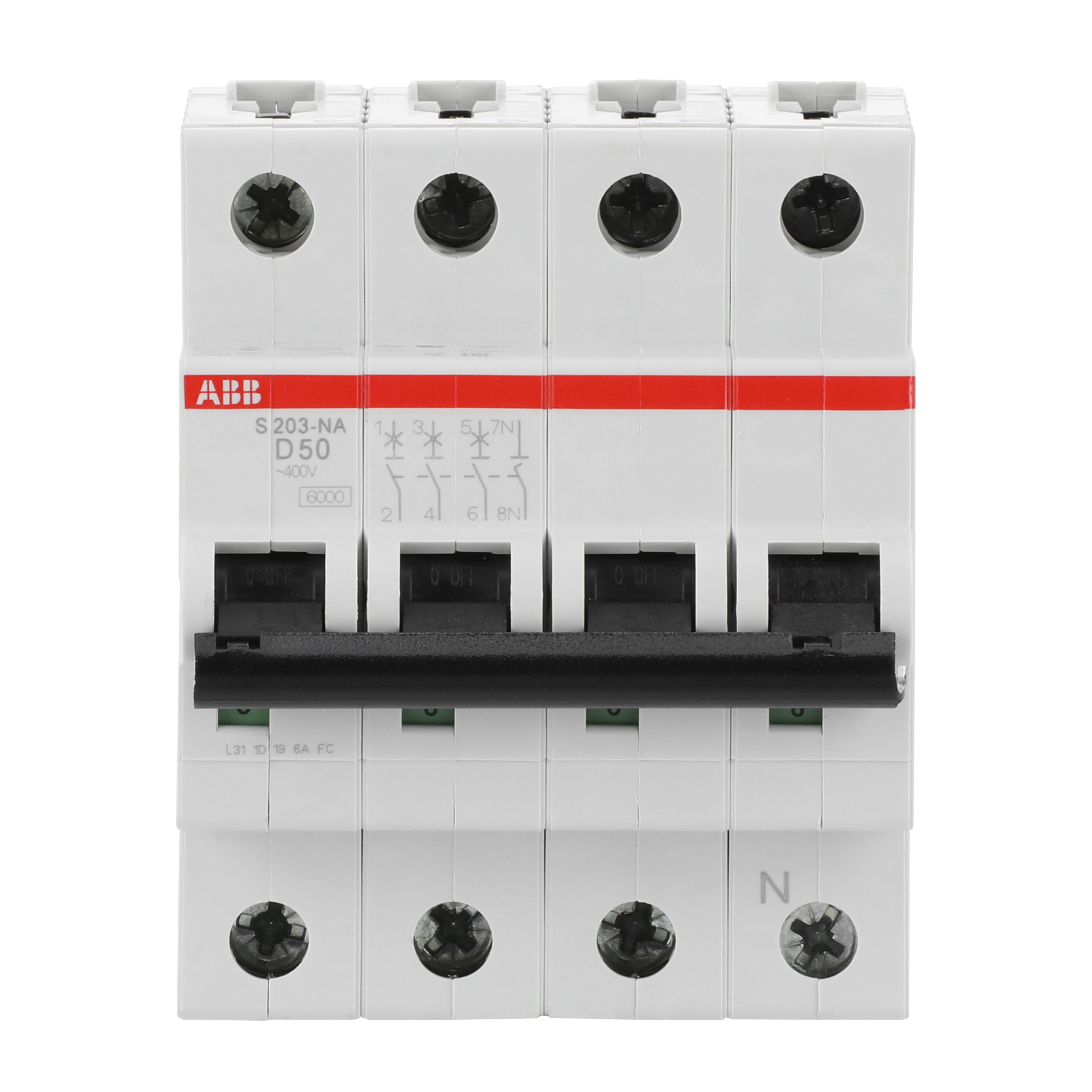 ABB ABB S203-D50NA Miniature circuit breaker (MCB)