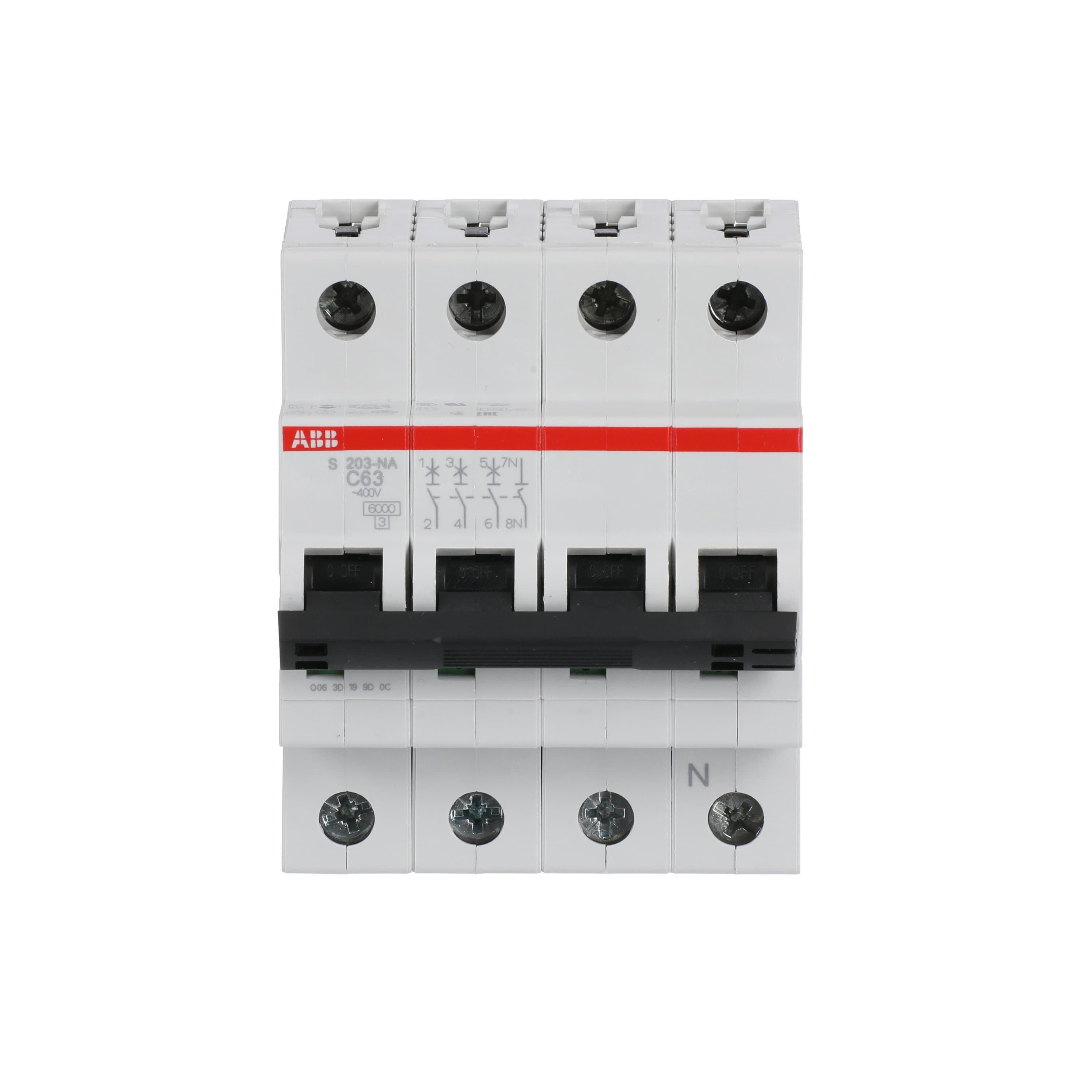 ABB ABB S203-C63NA Miniature circuit breaker (MCB)