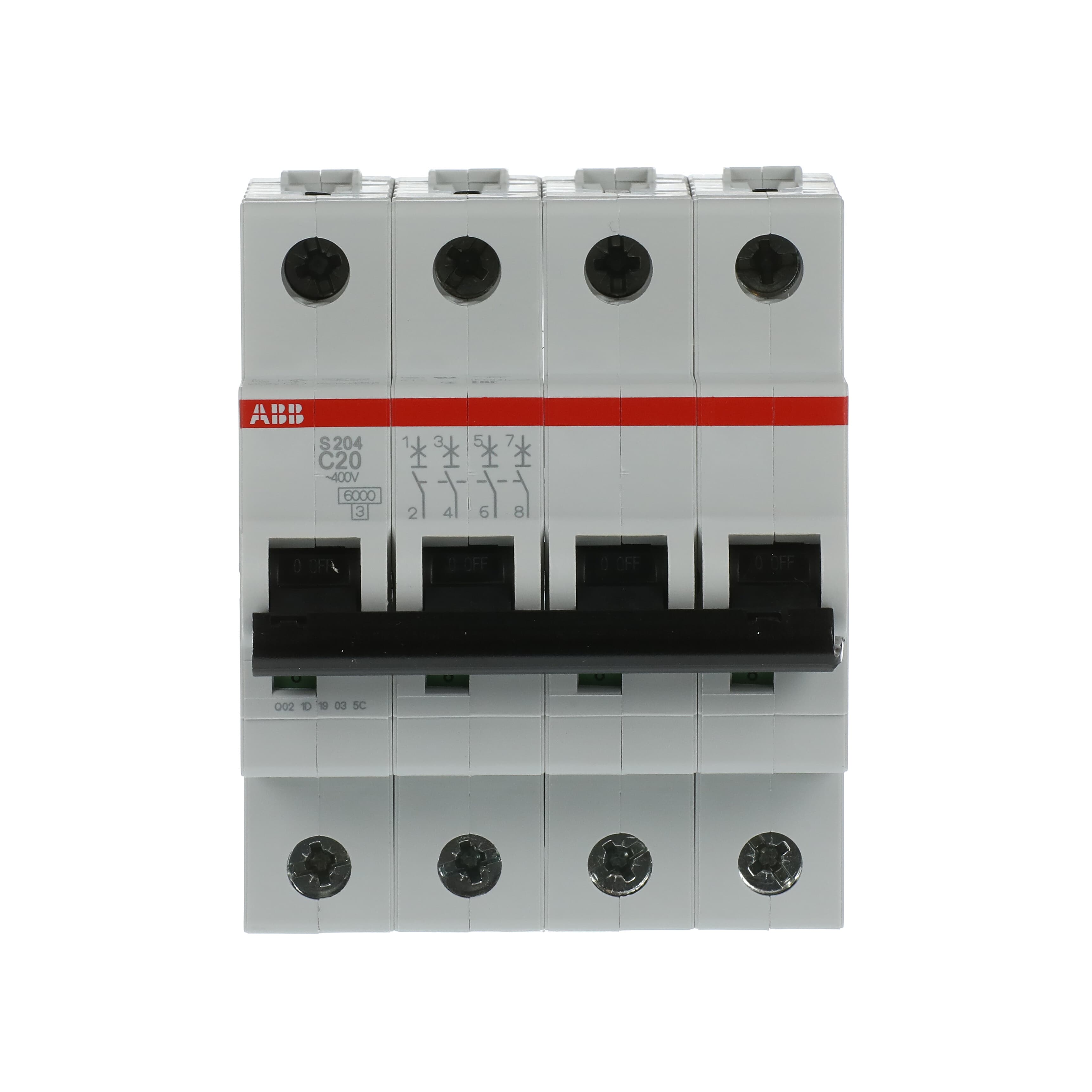 ABB ABB S204-C20 Miniature circuit breaker (MCB)