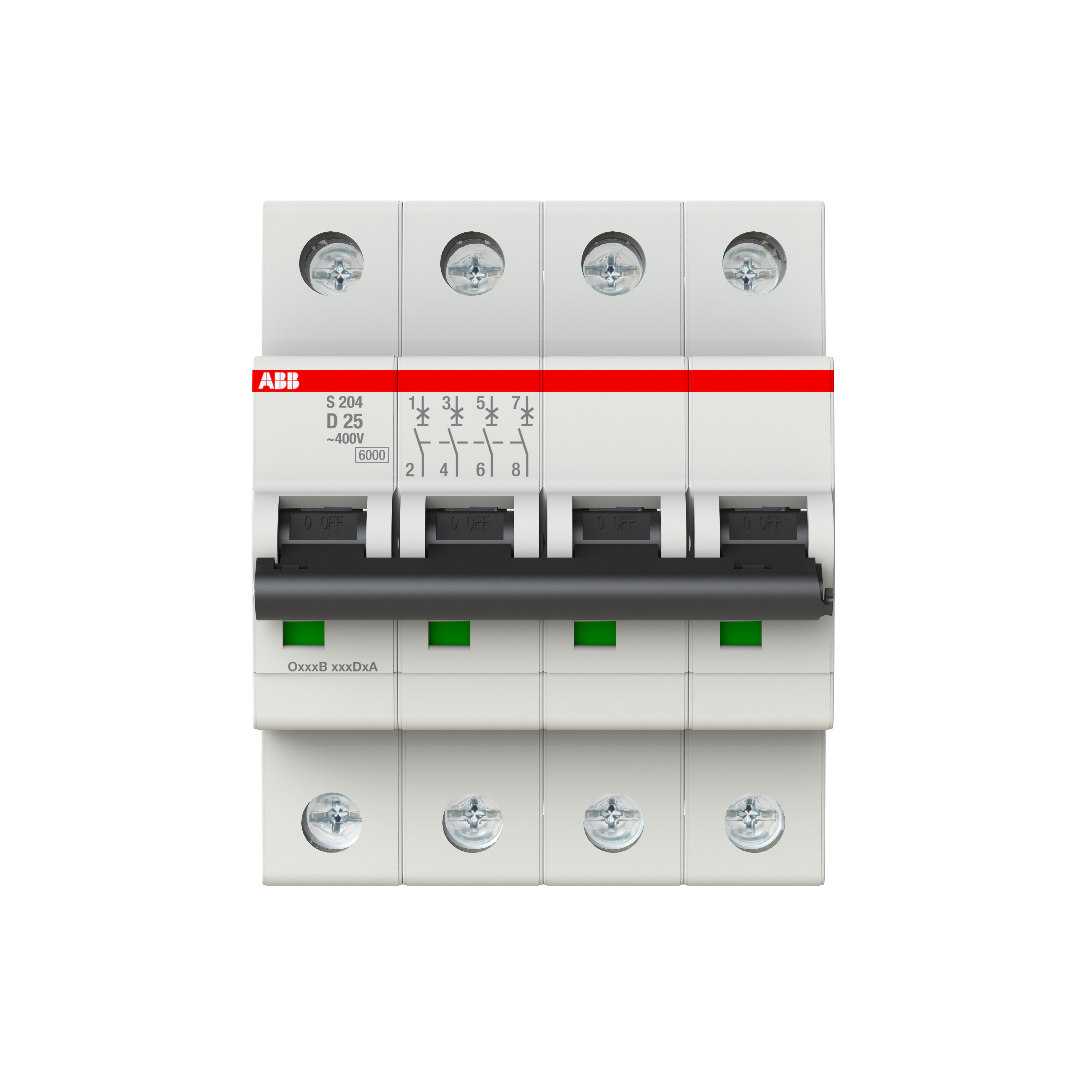 ABB ABB S204-D25 Miniature circuit breaker (MCB)
