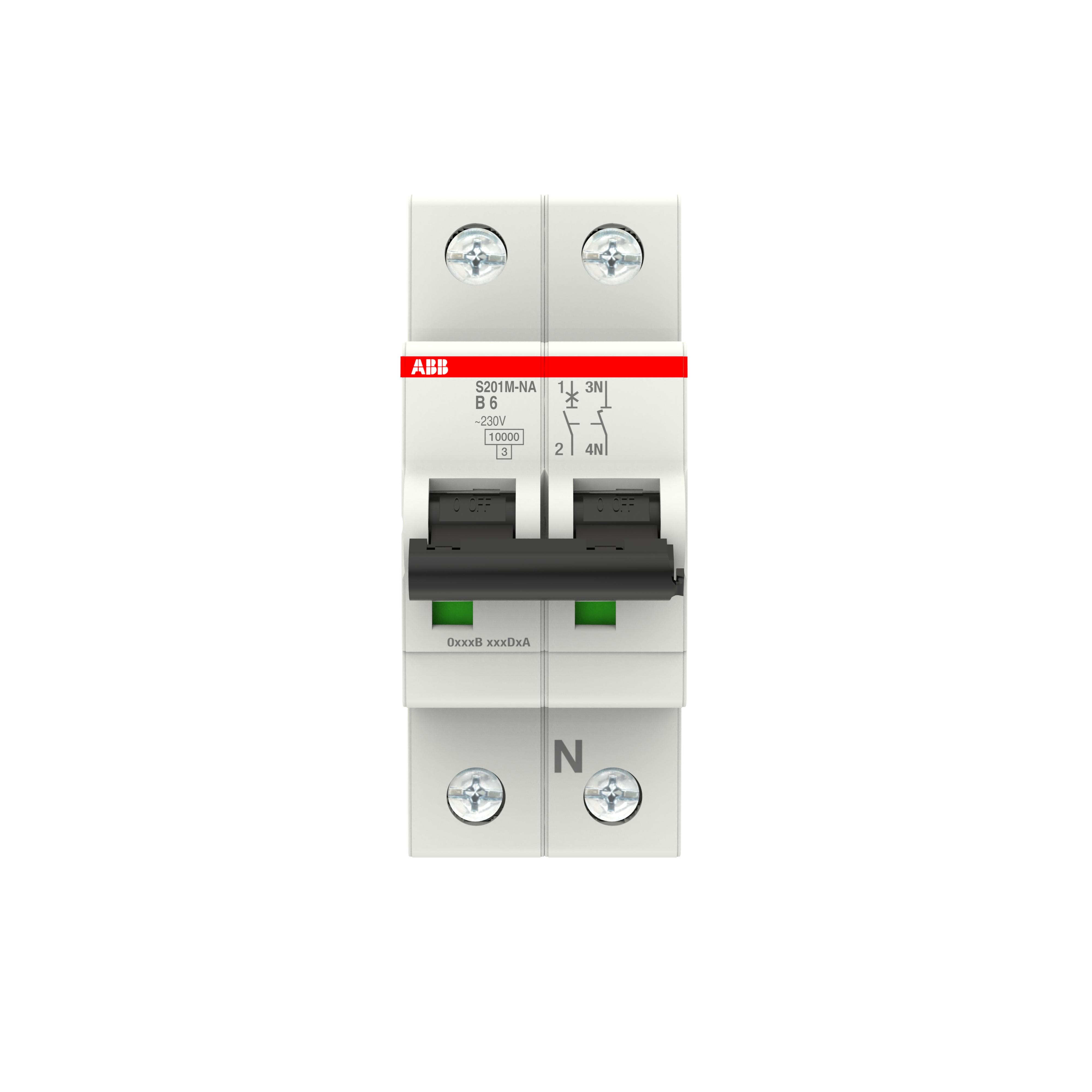 ABB ABB S201M-B6NA Miniature circuit breaker (MCB)