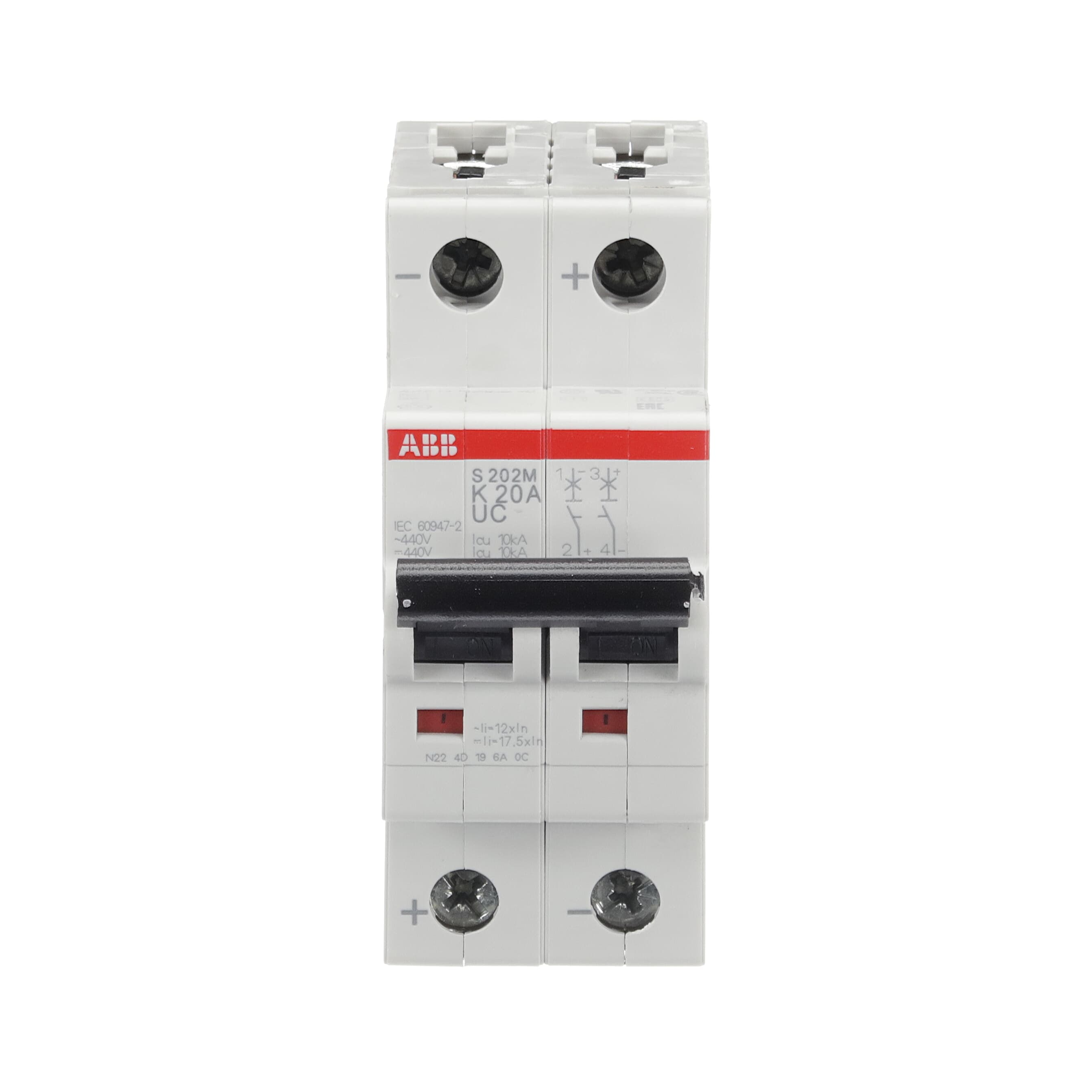 ABB ABB S202M-K20UC Miniature circuit breaker (MCB)