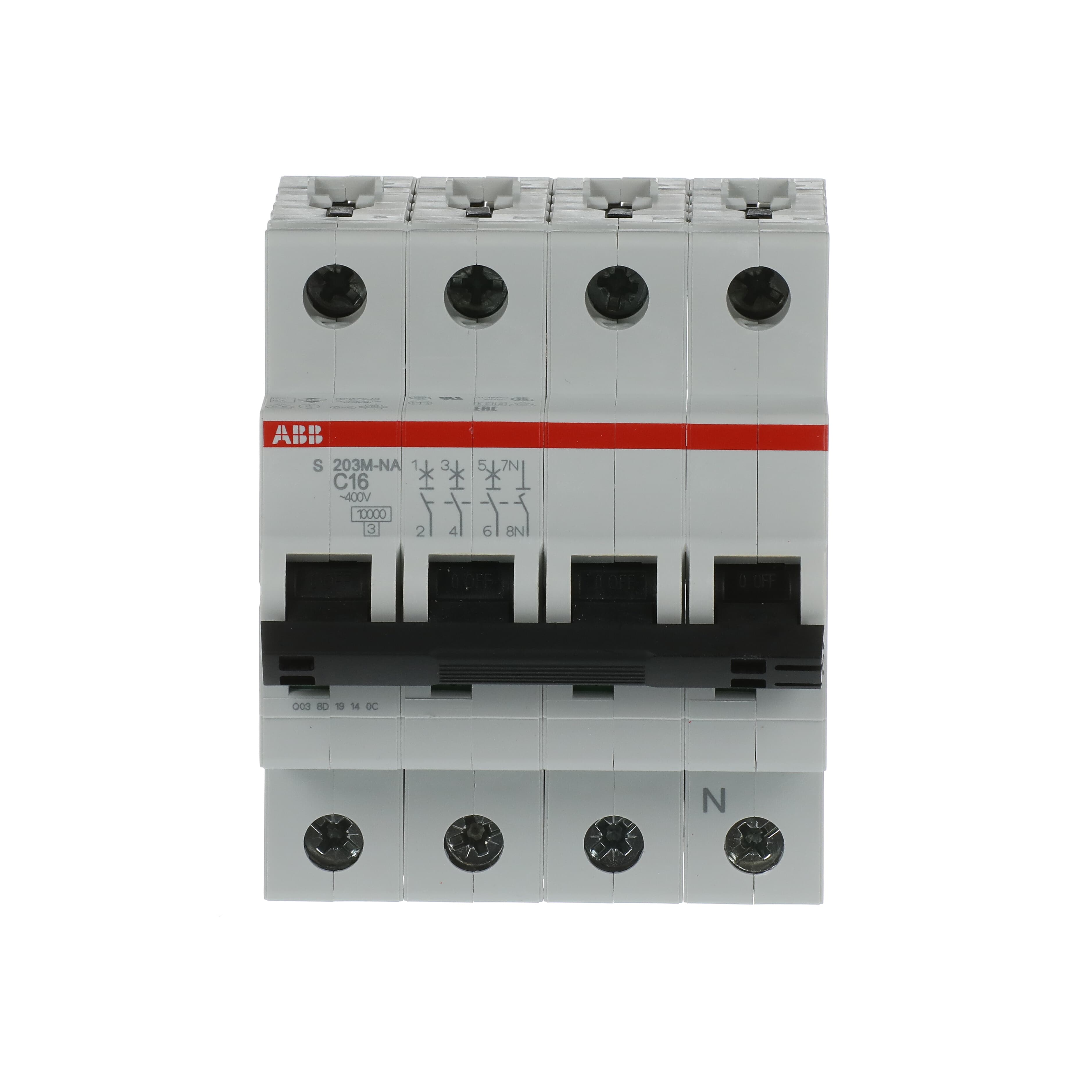 ABB ABB S203M-C16NA Miniature circuit breaker (MCB)
