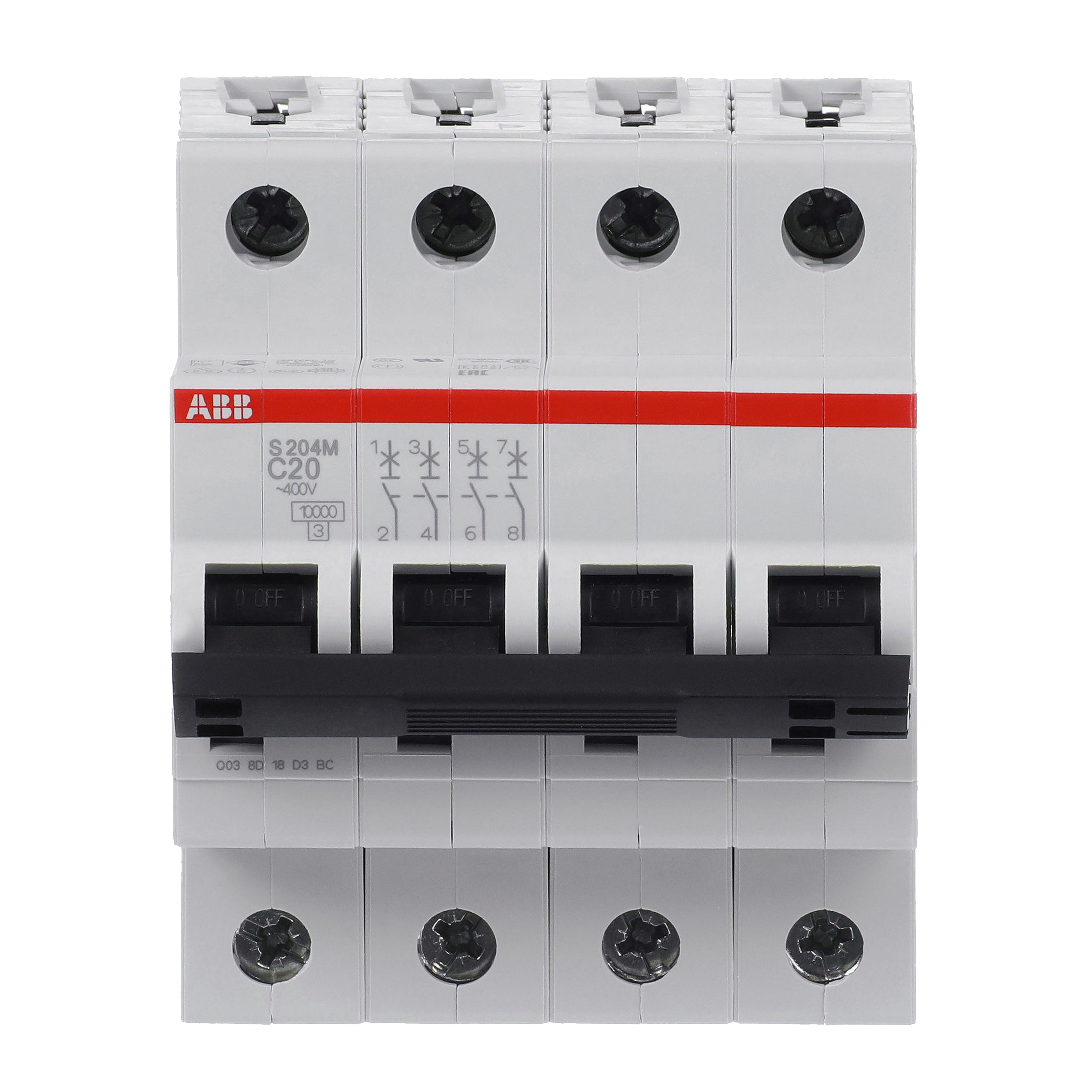ABB ABB S204M-C20 Miniature circuit breaker (MCB)