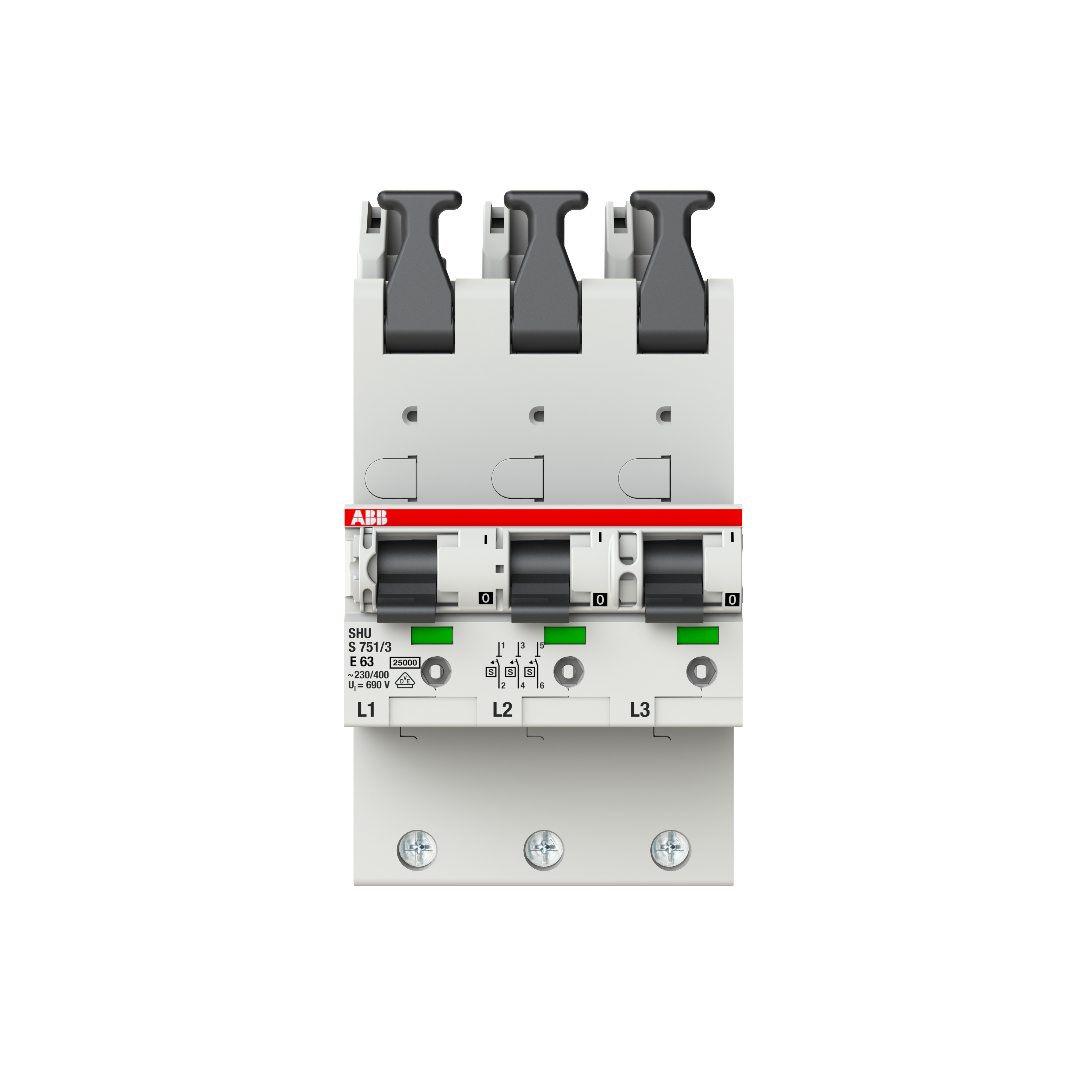 ABB ABB S751/3-E63 Selective main line circuit breaker