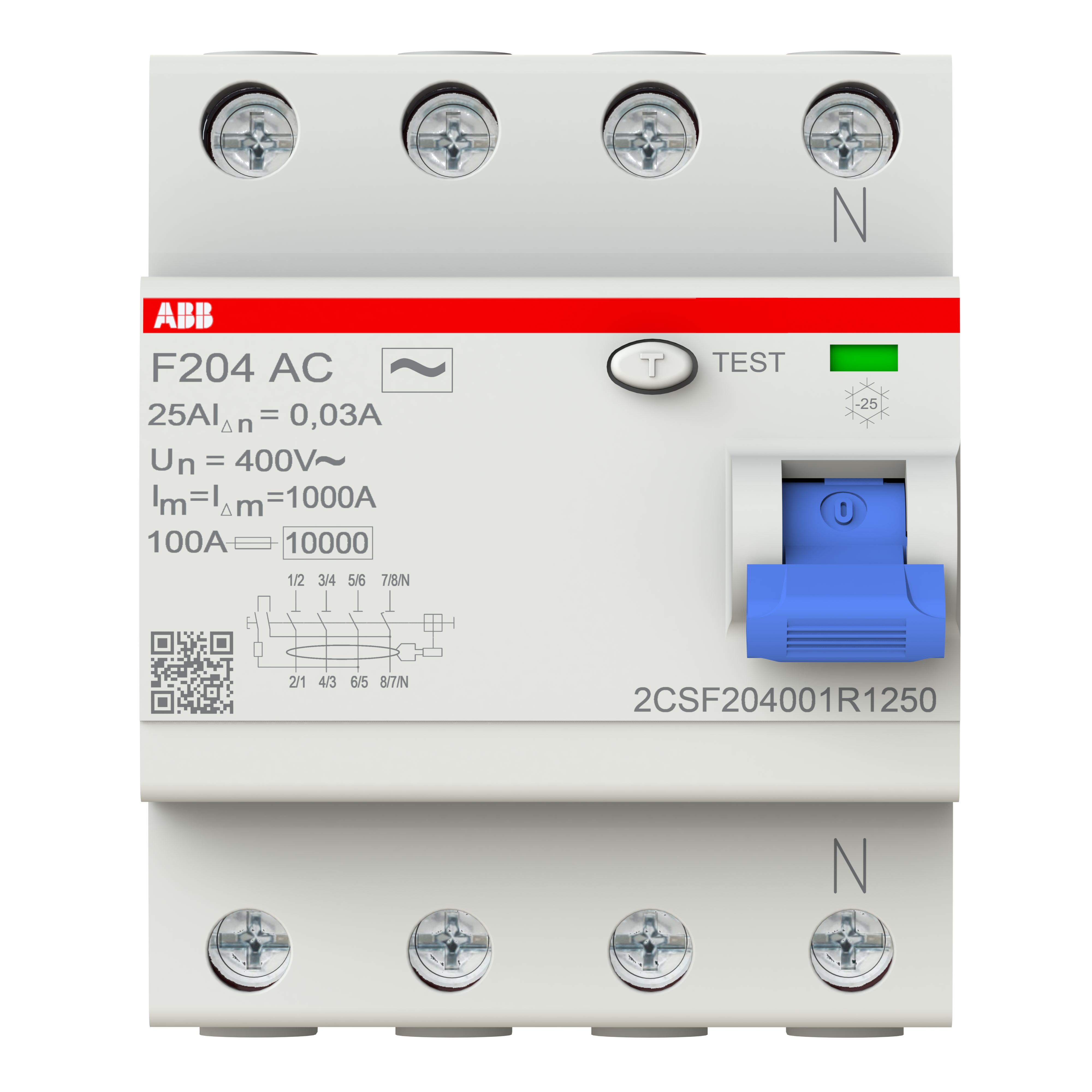 ABB ABB F204 AC-25/0.03
