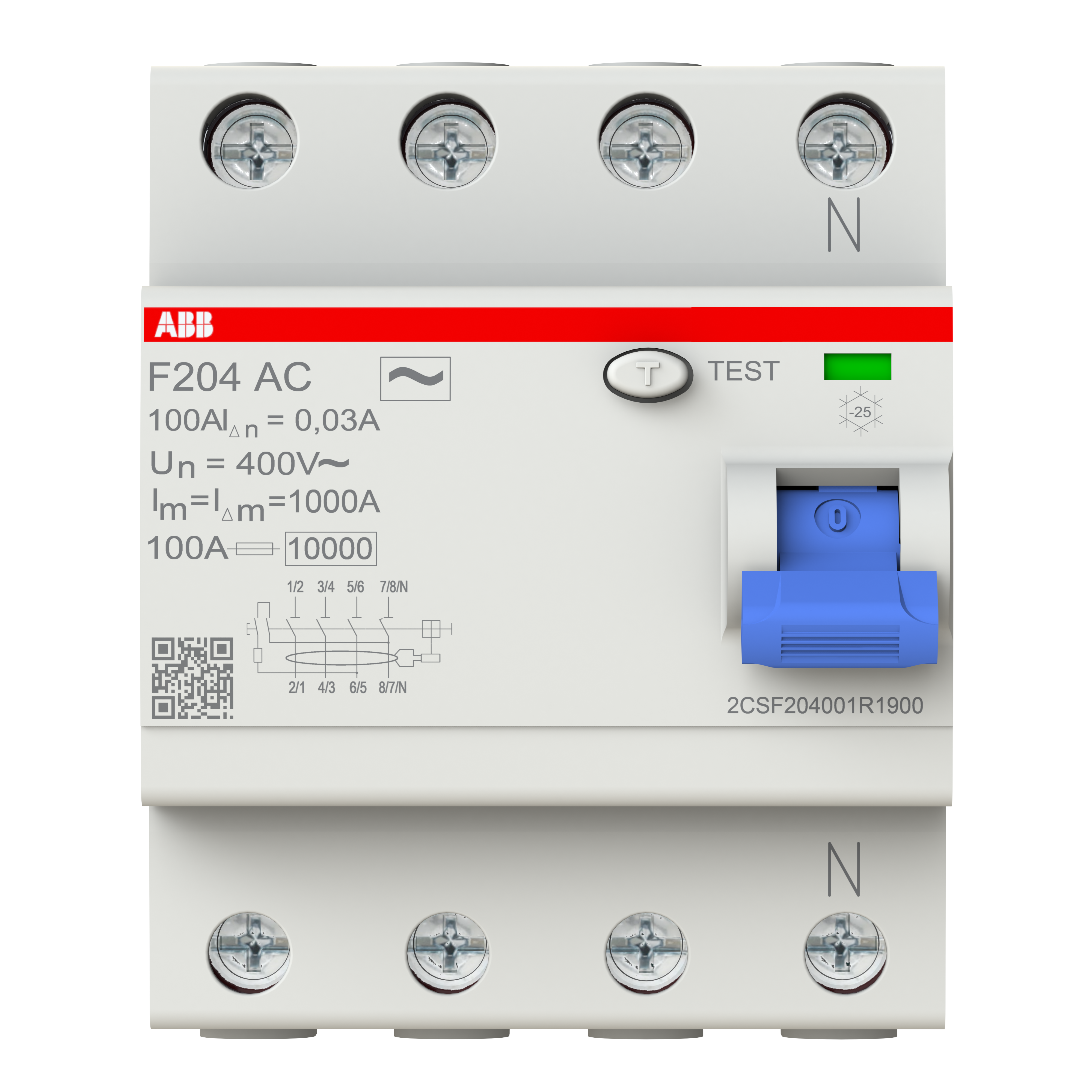 ABB ABB F204 AC-100/0.03