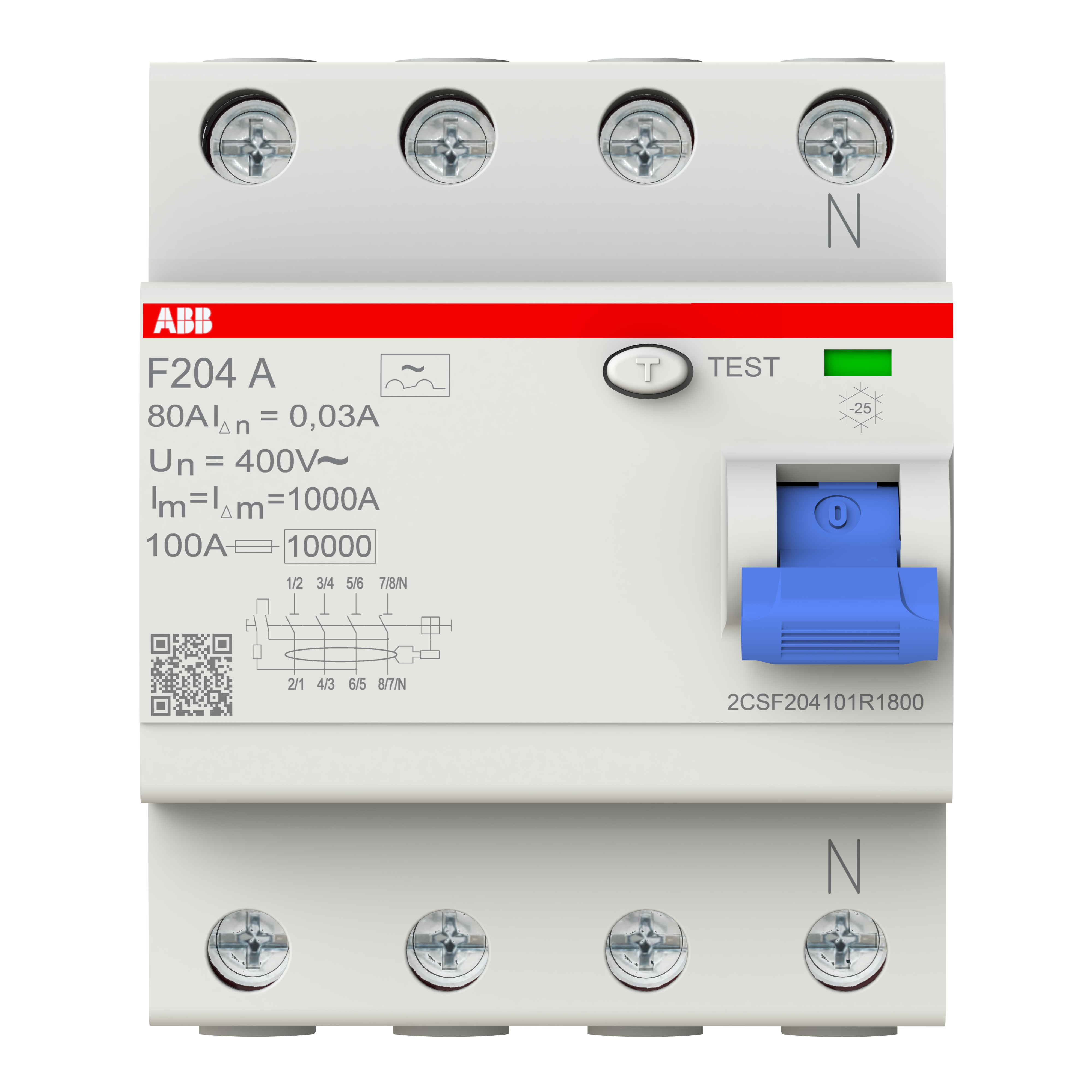ABB ABB F204 A-80/0.03