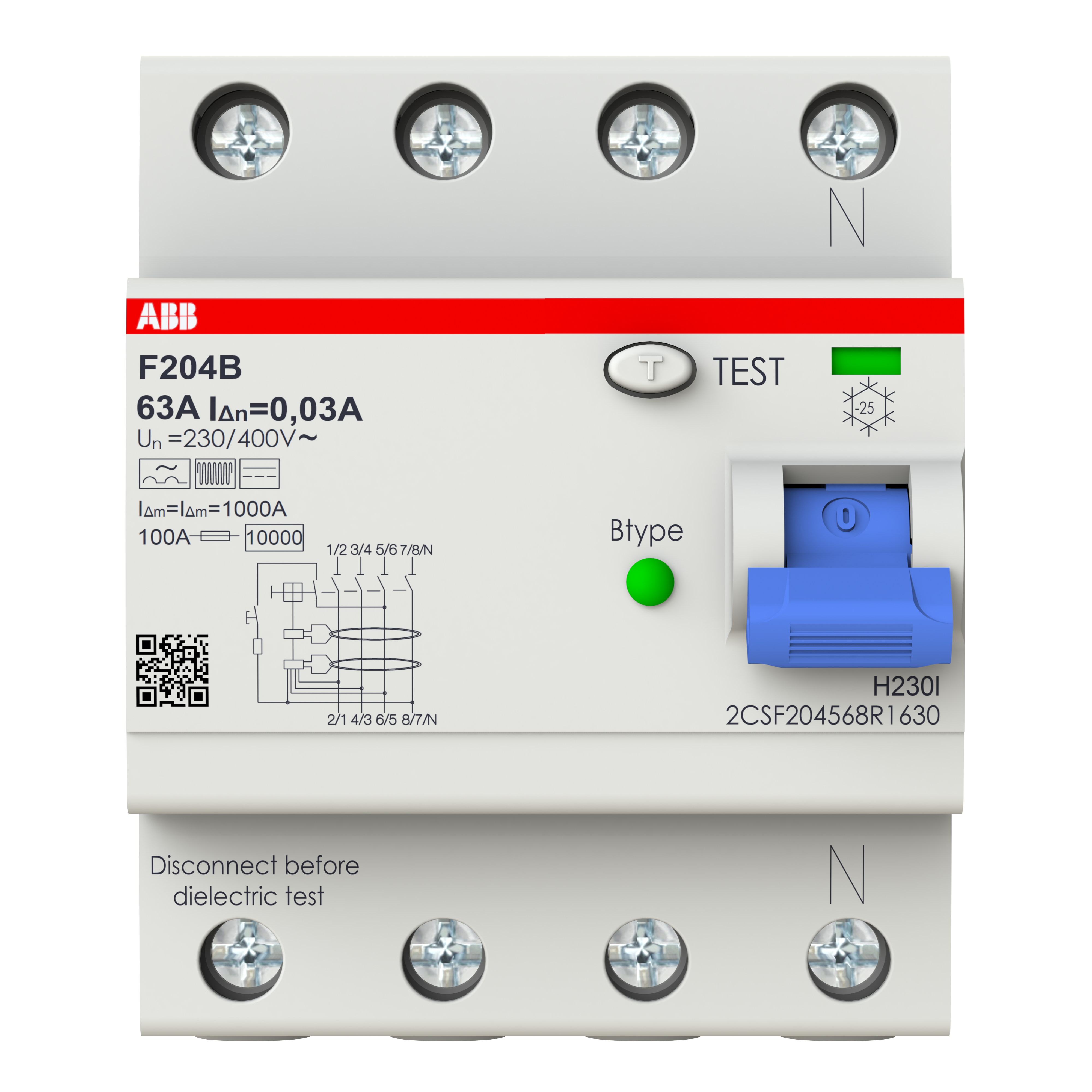 ABB ABB F204 B-63/0.03