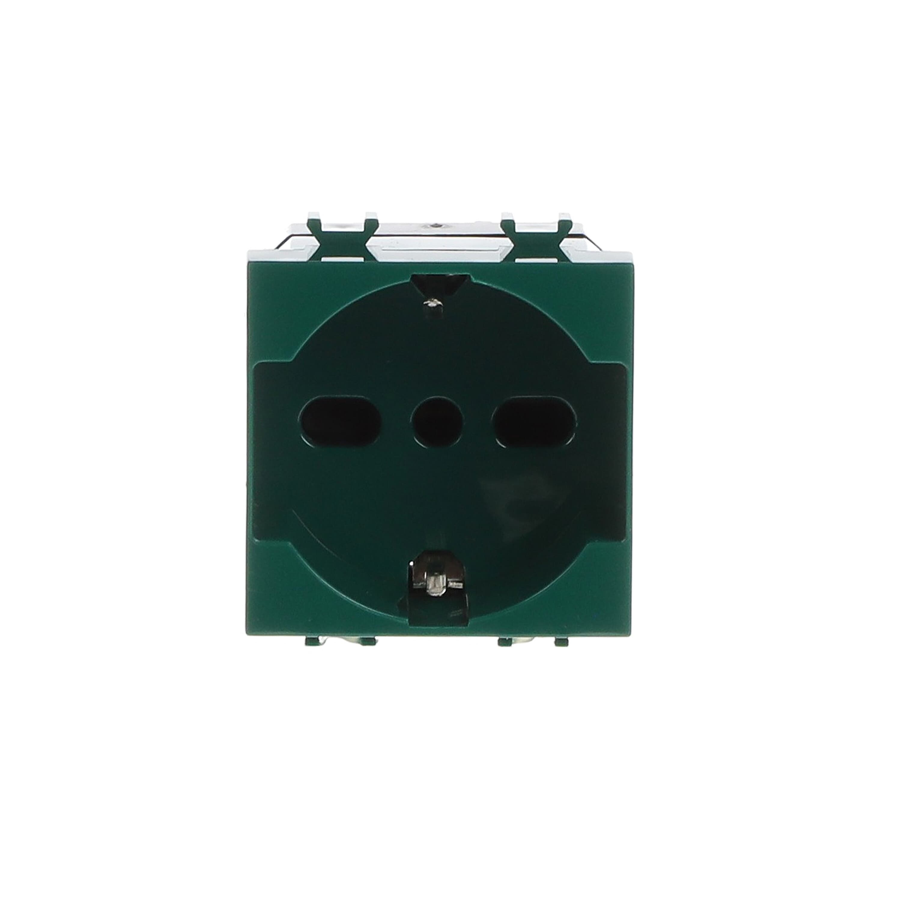 ABB ABB 2CSK1111CH 2P+E socket outlet, 16A - 250V~, P30/17 type, GREEN Without imprint Green - Chiara