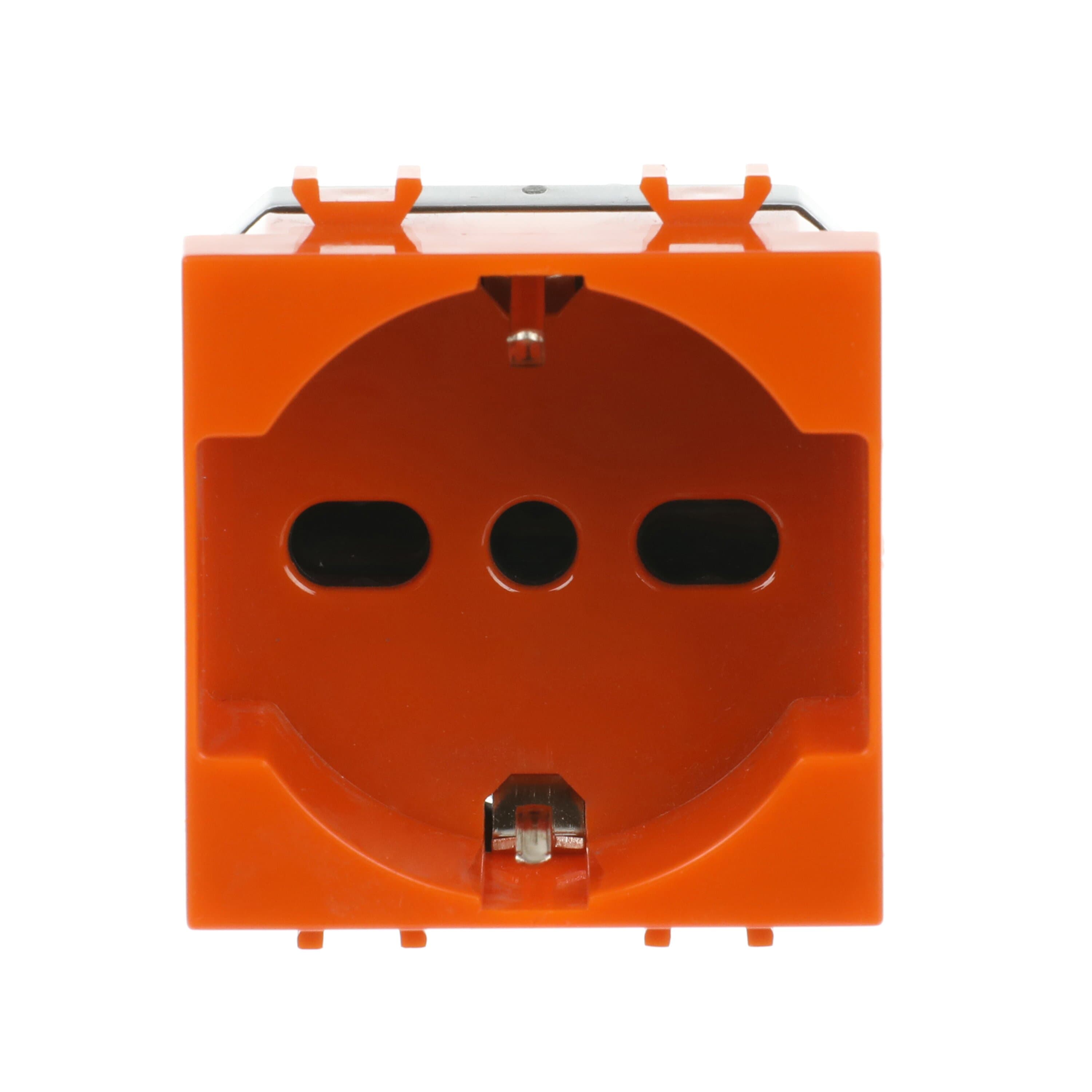 ABB ABB 2CSK1112CH 2P+E socket outlet, 16A - 250V~, P30/17 type, ORANGE Without imprint Orange - Chiara