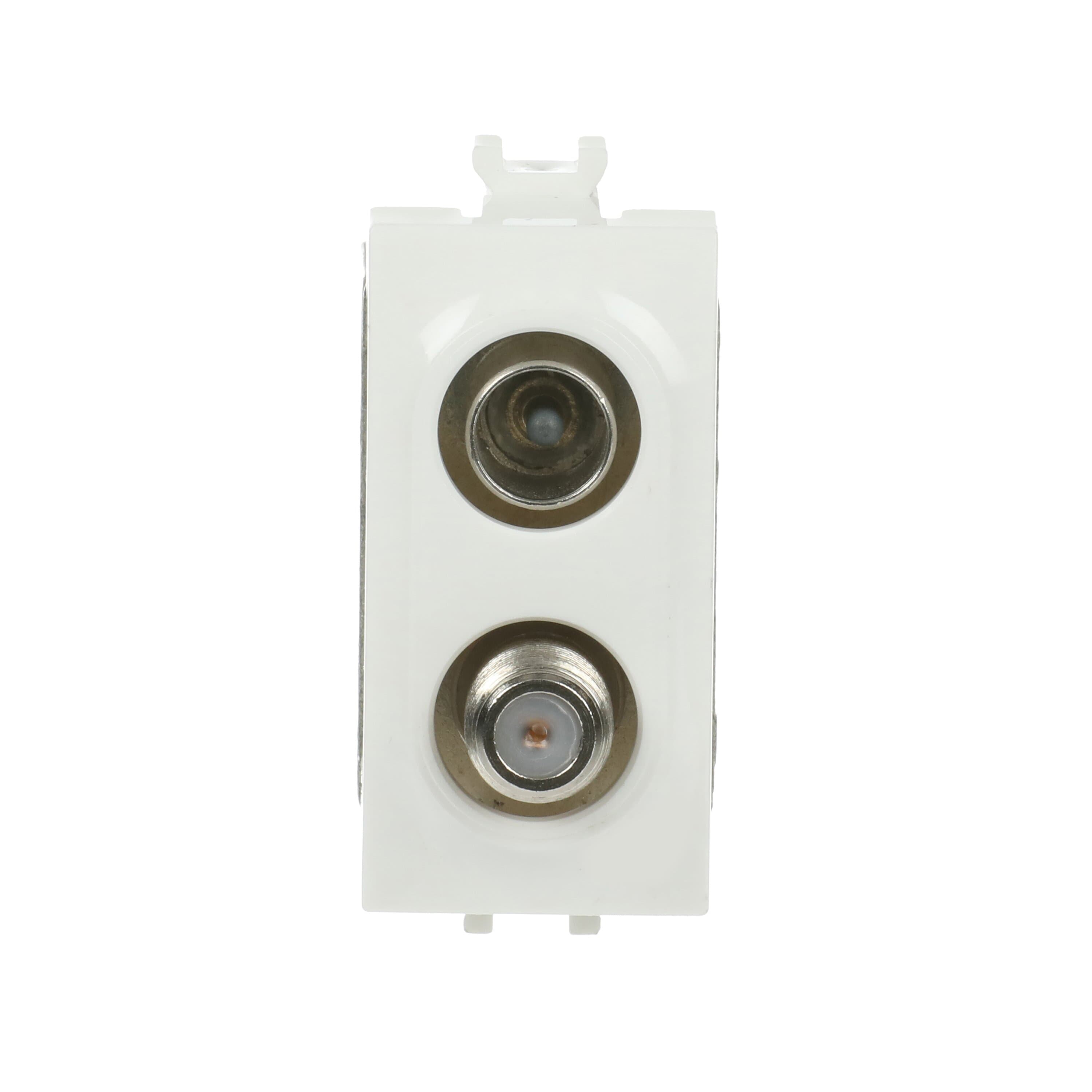 ABB ABB 2CSK1120CH Double demixed TV/SAT coaxial socket
