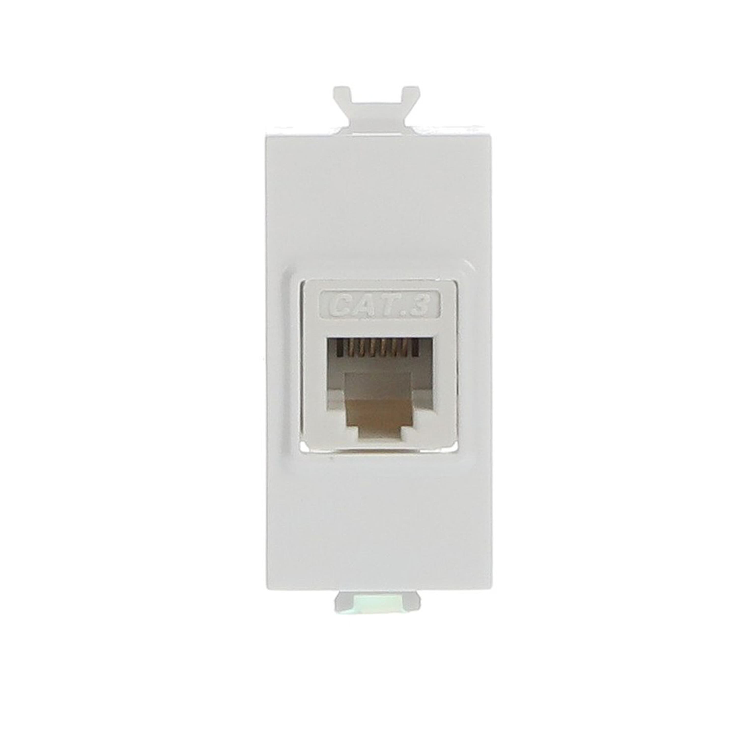 ABB ABB 2CSK1122CH Telephone connector, RJ12 1 gang White - Chiara
