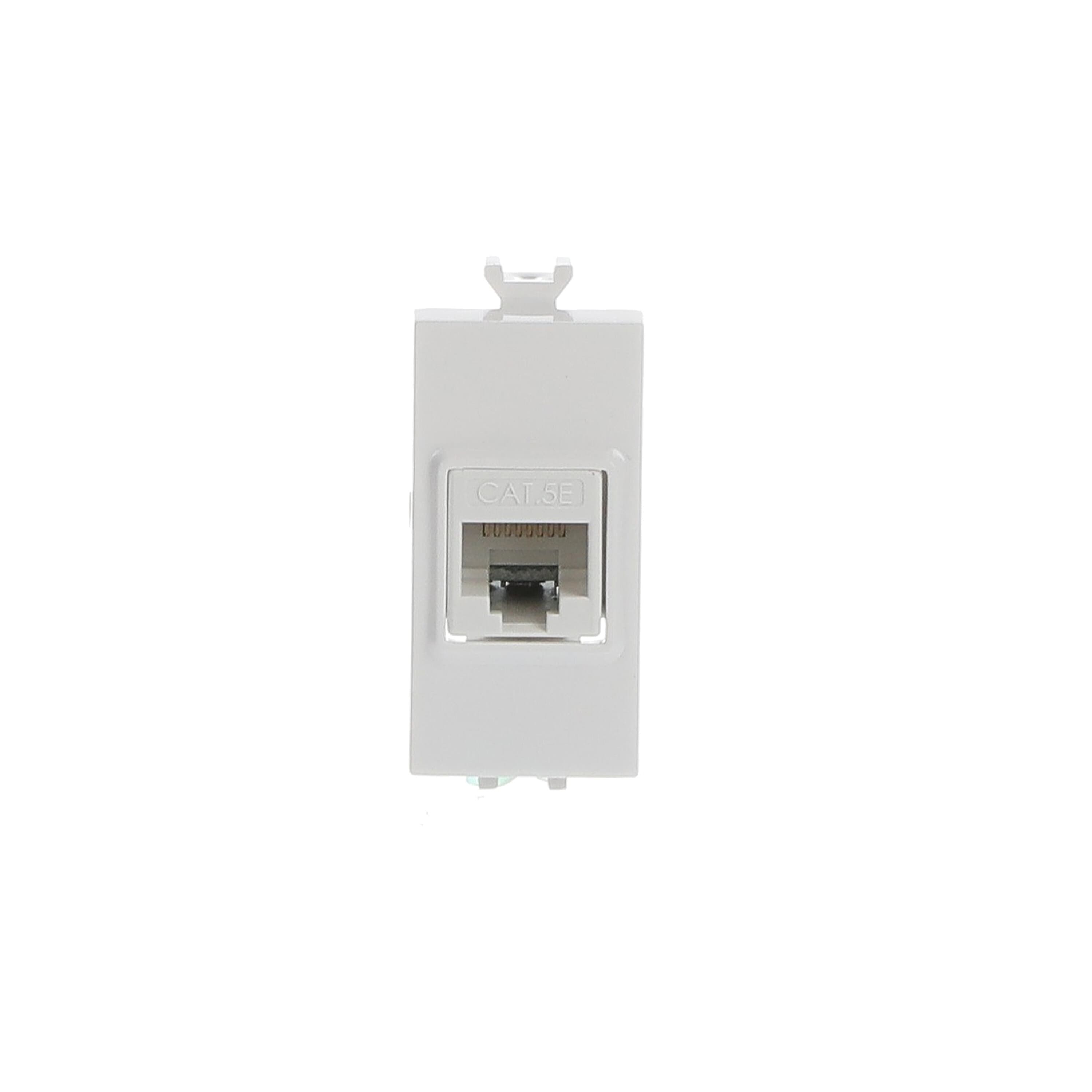 ABB ABB 2CSK1124CH RJ45 connector, Cat.5e, UTP (unshielded) 1 gang White - Chiara