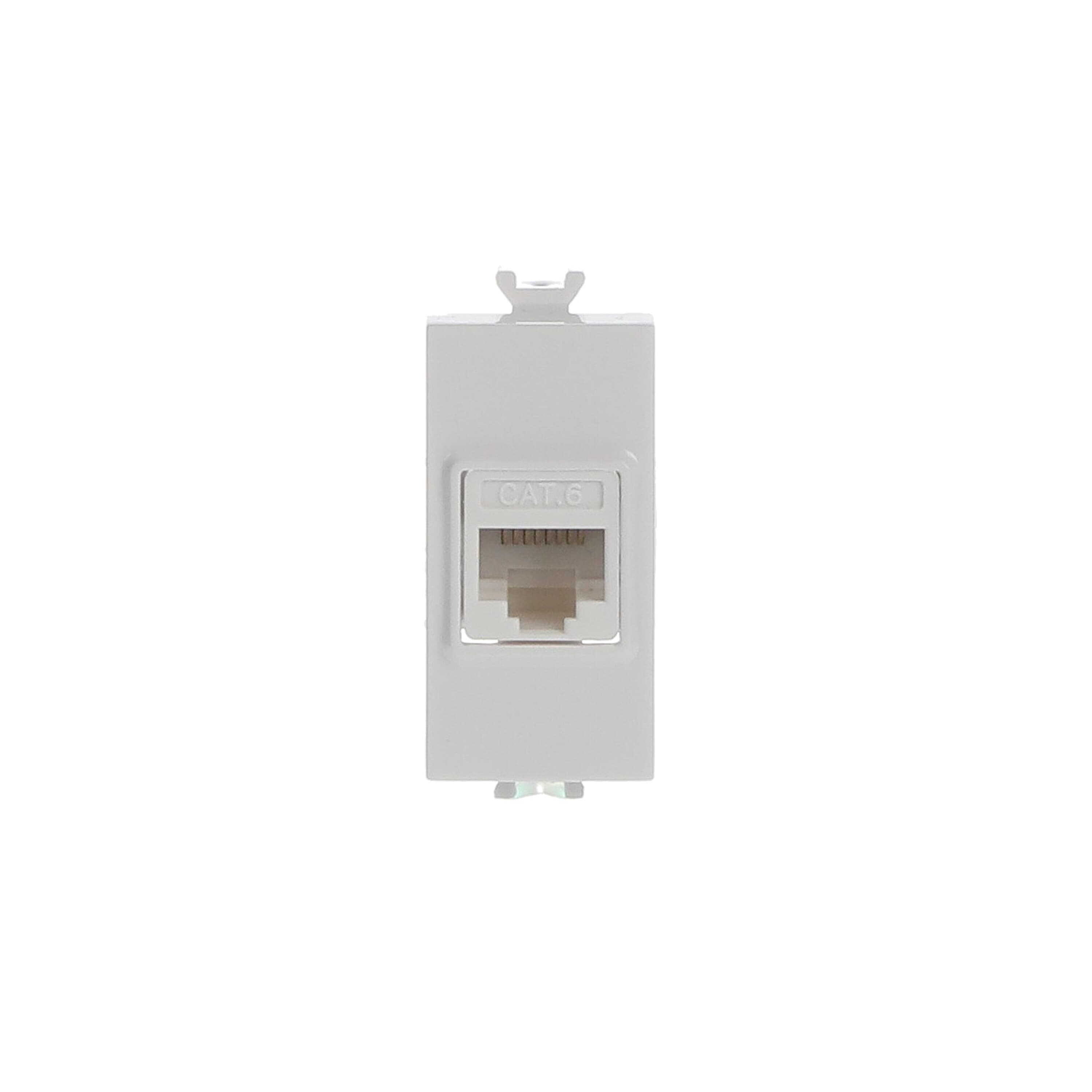 ABB ABB 2CSK1127CH RJ45 connector, Cat.6, UTP (unshielded) 1 gang White - Chiara