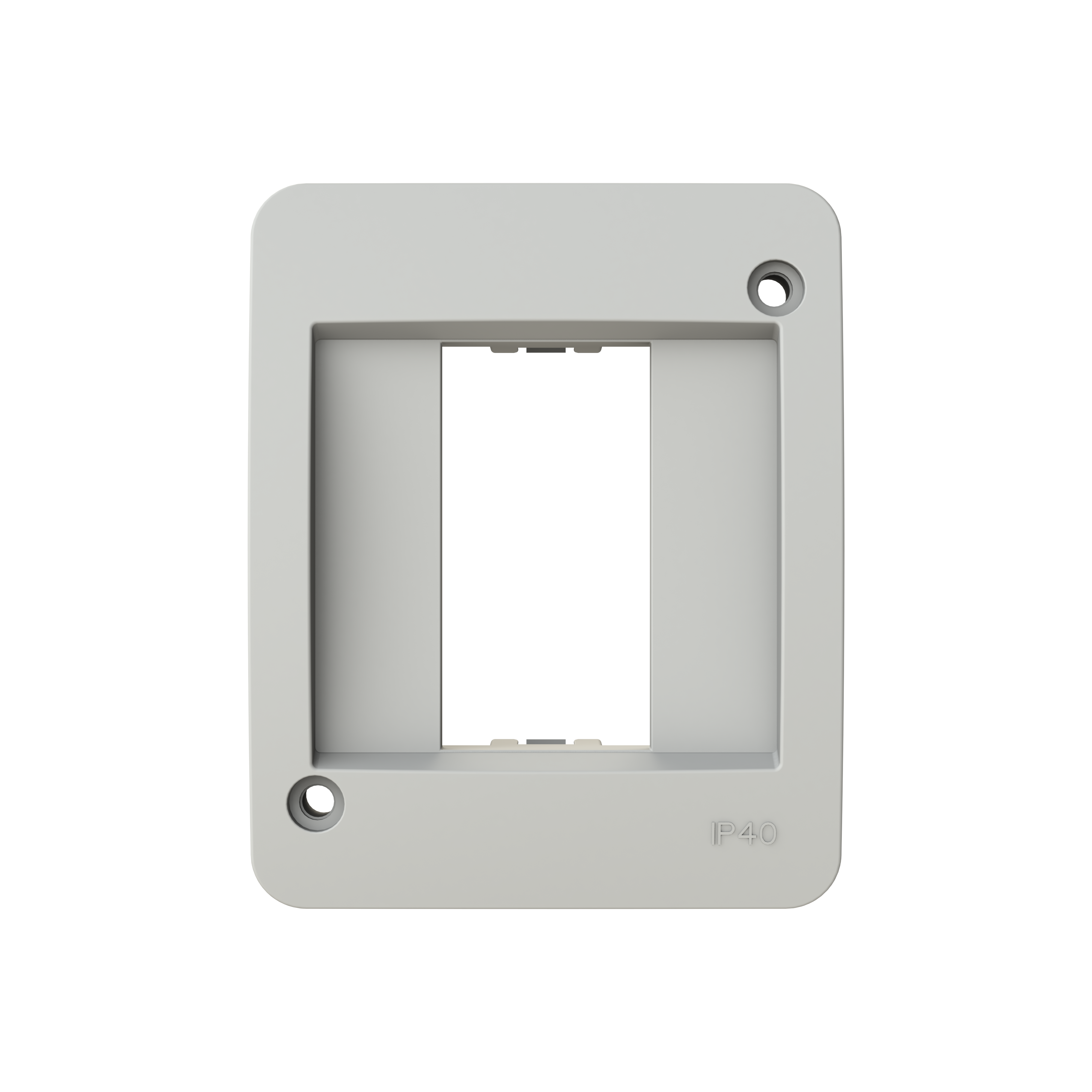 ABB ABB 2CSK2140CH IP40 enclosure, 1 place, 2 modules width with Clamp Grey - Chiara