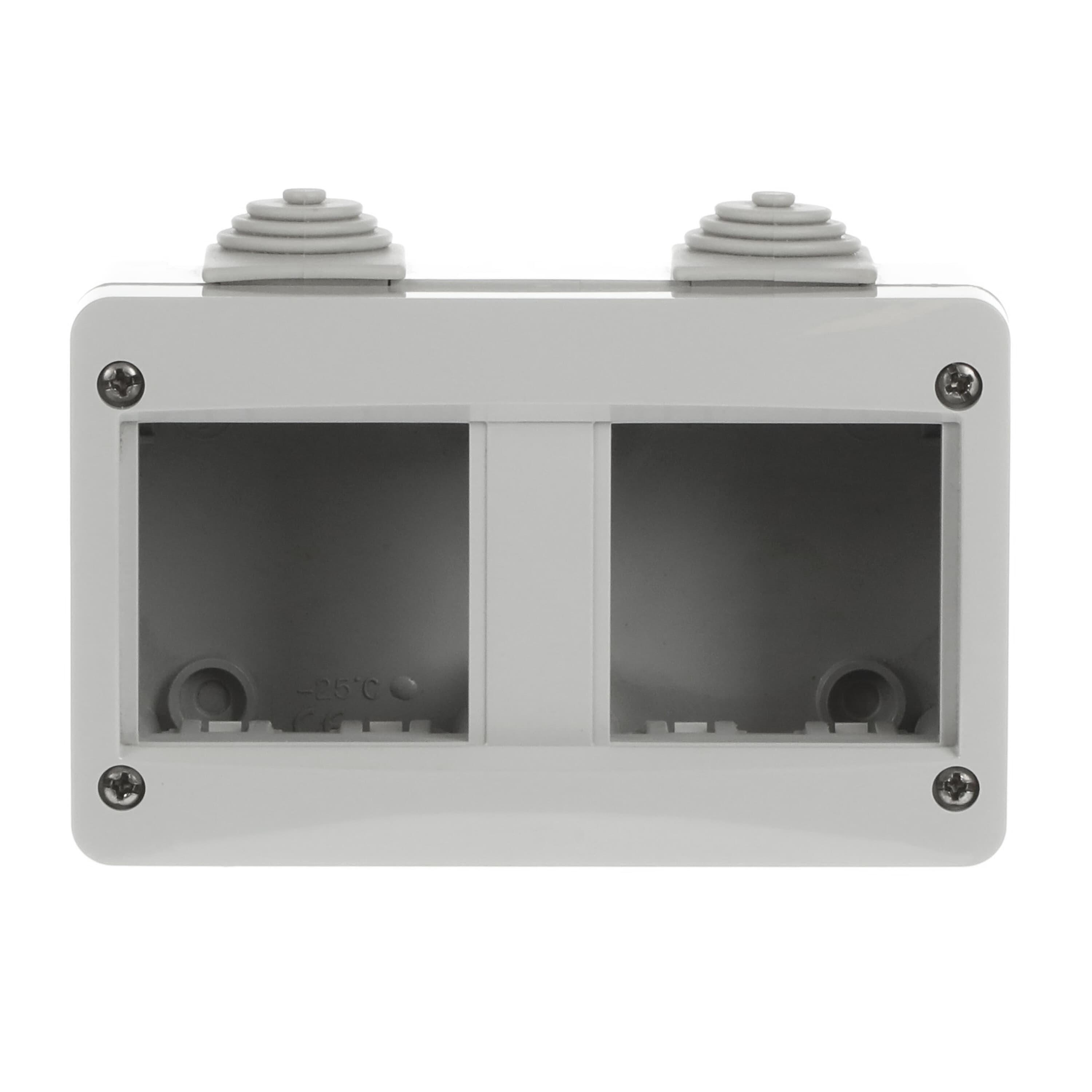 ABB ABB 2CSK2440CH IP40 enclosure, 4 places, 4 modules width with Clamp Grey - Chiara