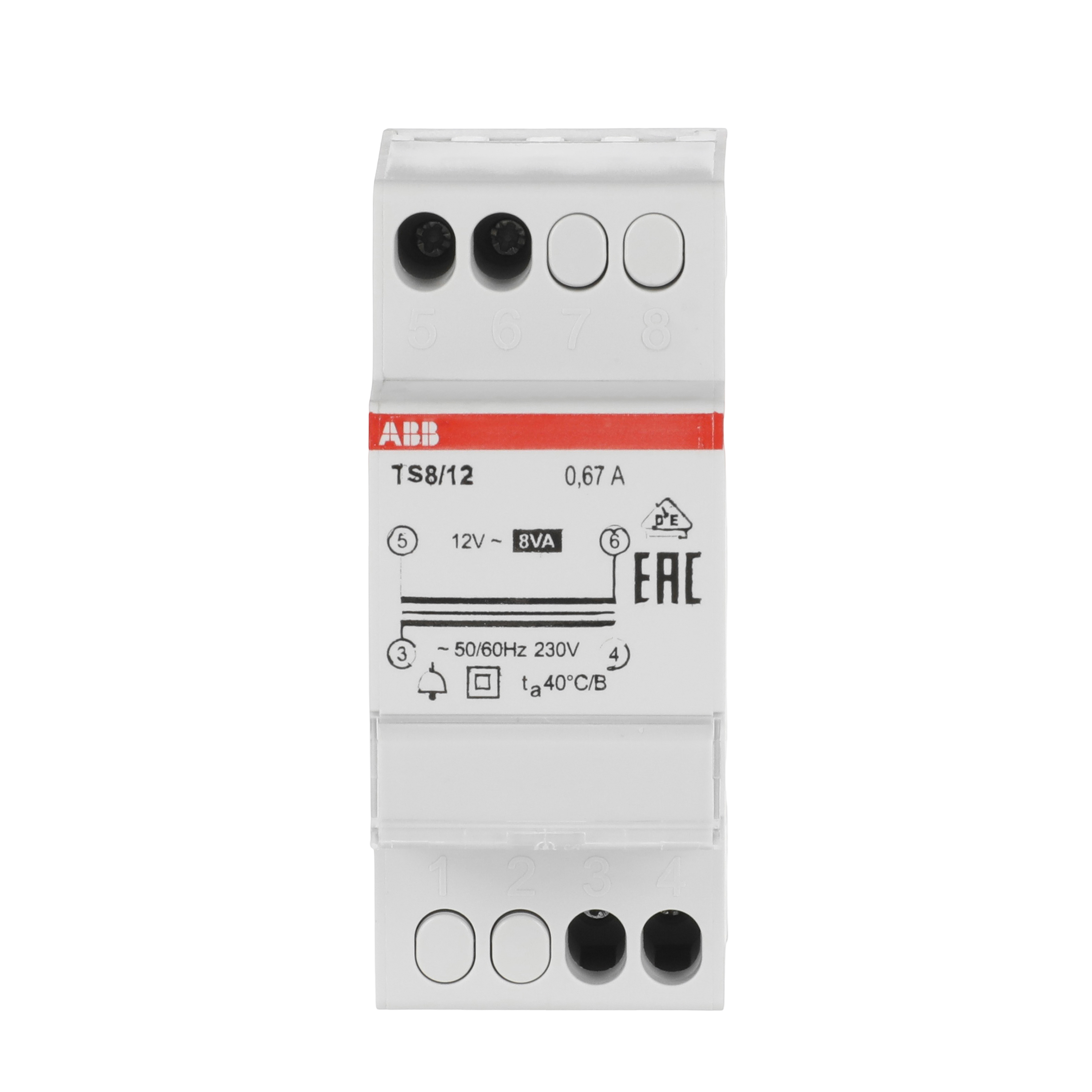 ABB ABB TS8/12 Non-inherently short-circuit proof bell transformer
