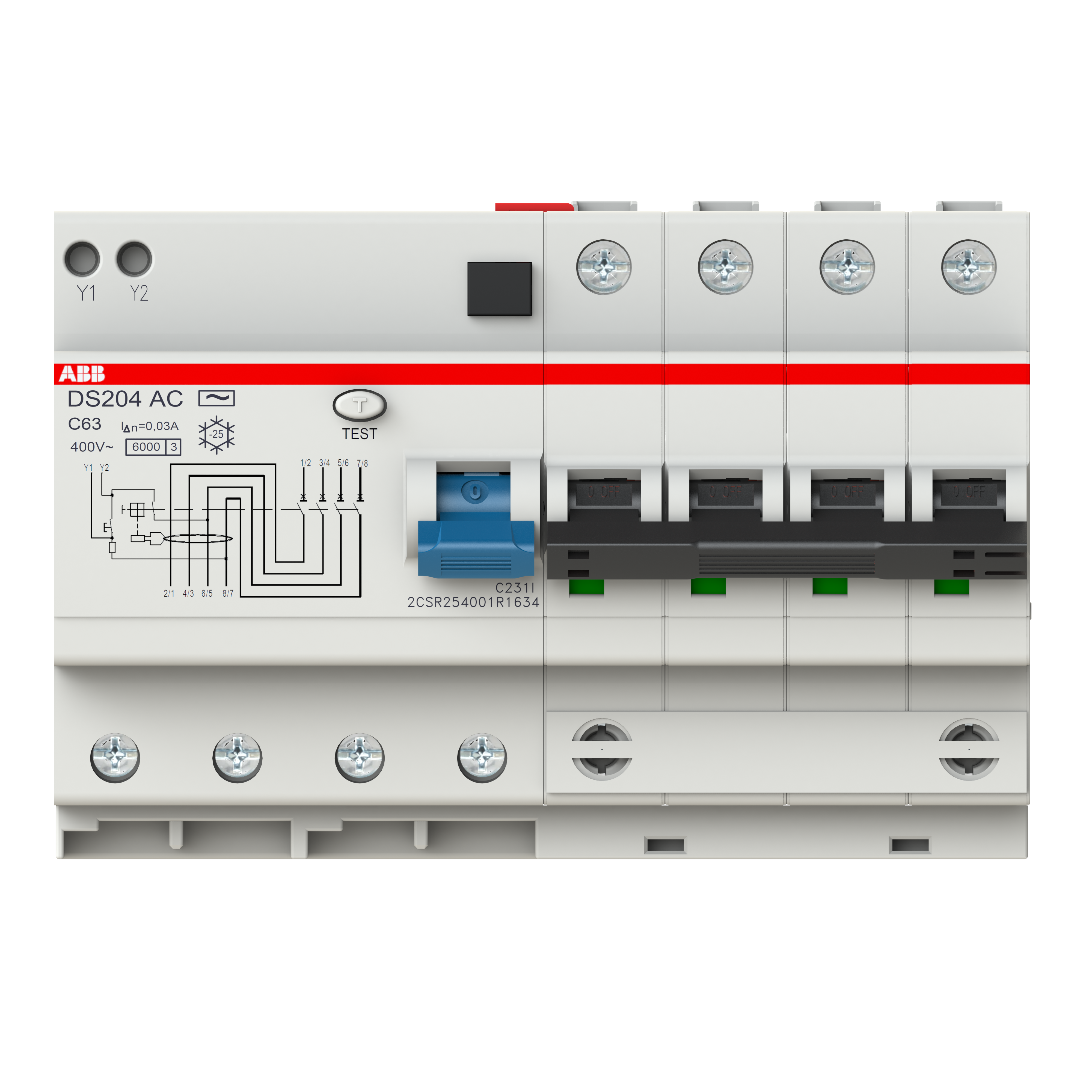 ABB ABB DS204 AC-C63/0.03