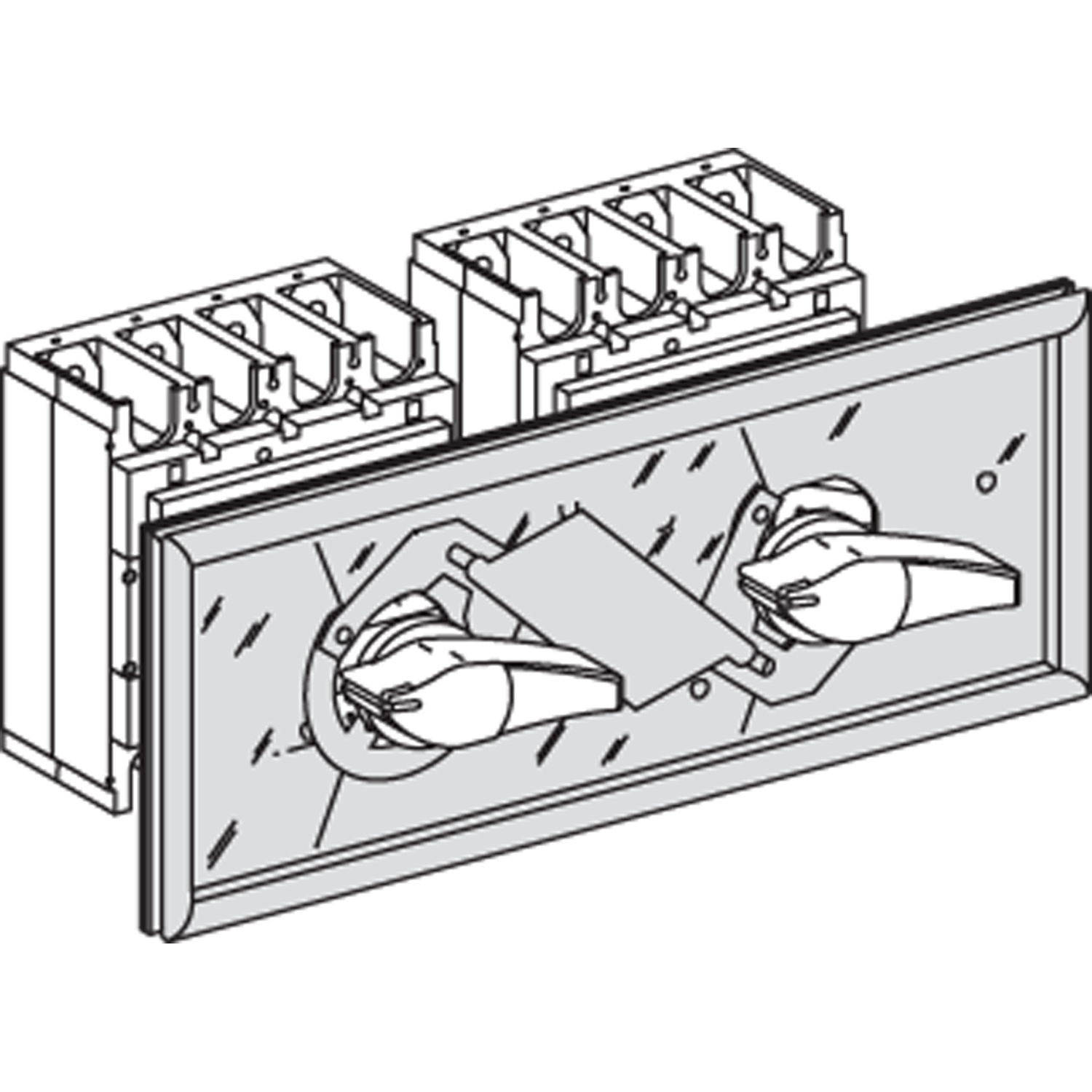 Schneider Electric Schneider Electric 31074 – Interlocking for devices with direct/extended rotary handle, 320 to 630 A