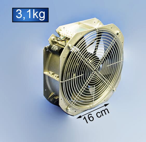 ABB ABB 3AUA0000125508 W2E250-HL06-21; LONG-LIFE fan, axial