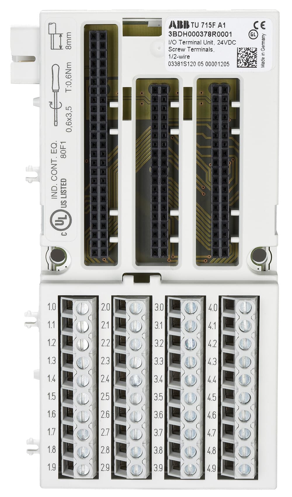 ABB ABB 3BDH000378R0001 Module Termination Unit