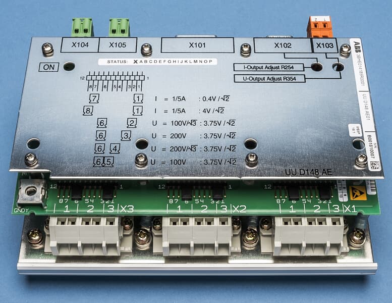 ABB ABB 3BHE014185R0001 UU D148 AE01: U; Voltage Transducer Control Board