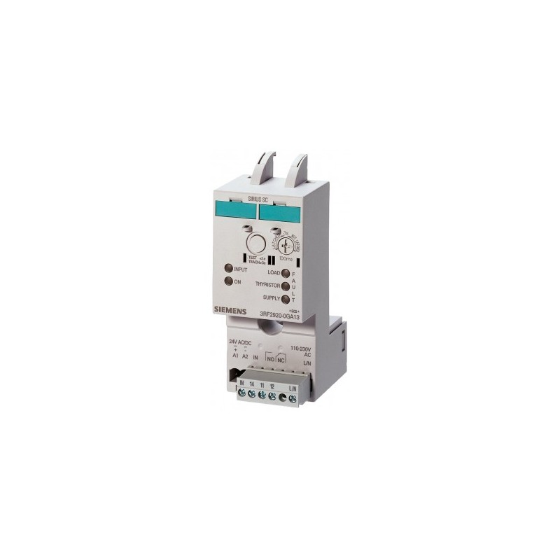 Siemens Siemens 3RF2920-0GA33 – SIRIUS 3RF2 solid-state relay, contactor or accessory