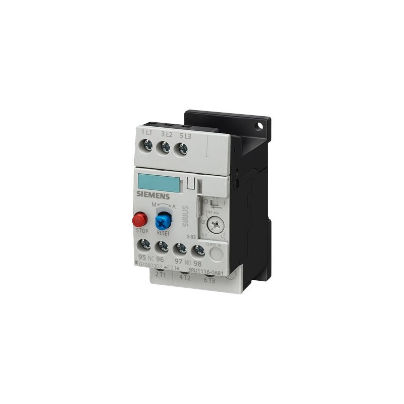 Siemens Siemens 3RU1116-0EC1 – SIRIUS 3RU1 thermal overload relay or accessory
