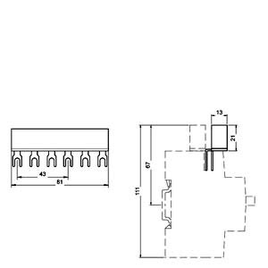 Siemens Siemens 3RV1915-5DB – SIRIUS 3RV1 motor-protection accessory