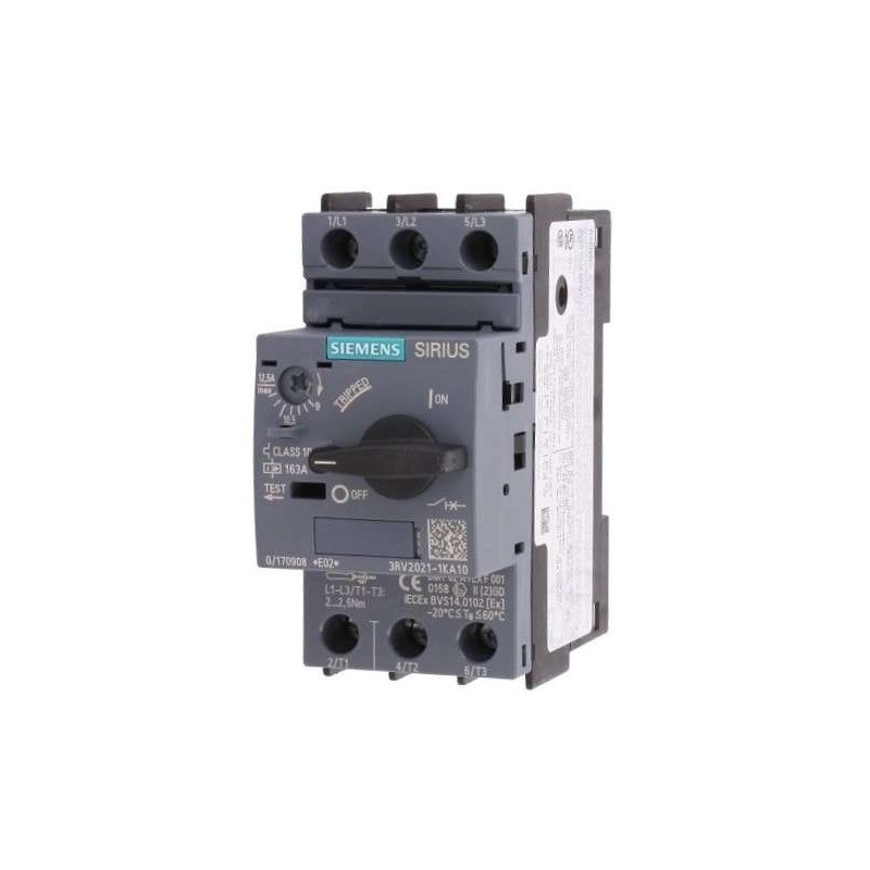 Siemens Siemens 3RV2021-1KA10 – SIRIUS 3RV2 motor starter protector or accessory
