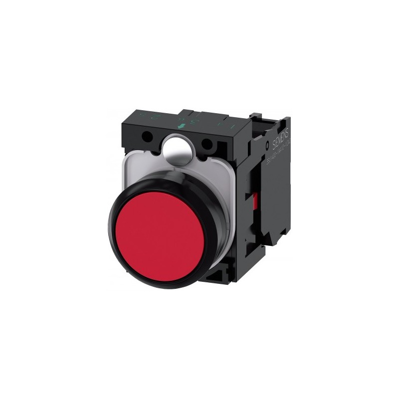 Siemens Siemens 3SU1100-0AB20-1CA0 – SIRIUS ACT 3SU1 22 mm complete commanding or signalling device