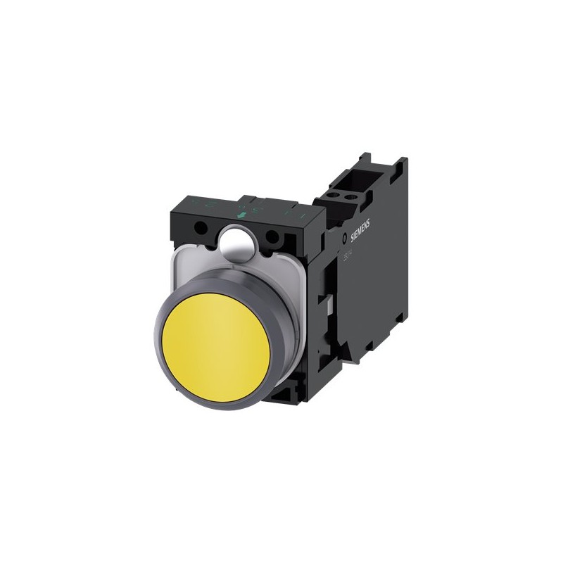 Siemens Siemens 3SU1130-0AB30-3FA0 – SIRIUS ACT 3SU1 22 mm complete commanding or signalling device