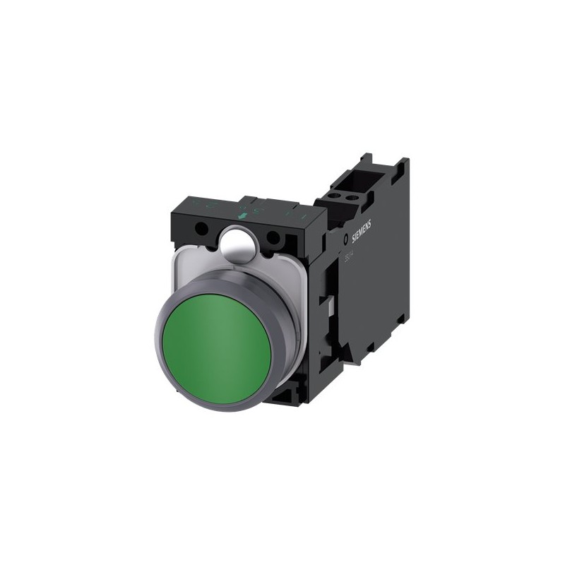 Siemens Siemens 3SU1130-0AB40-3FA0 – SIRIUS ACT 3SU1 22 mm complete commanding or signalling device