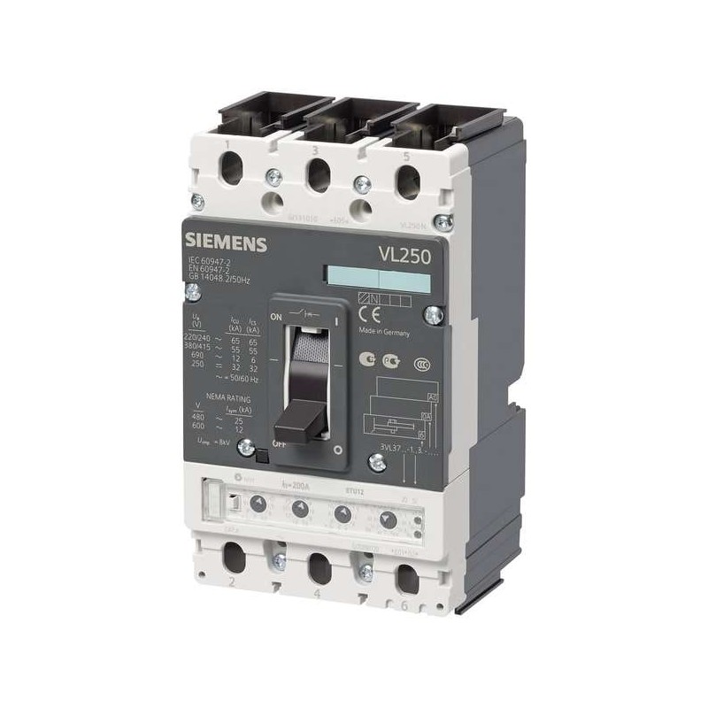 Siemens Siemens 3VL3511-2KN30-0AA0 – SENTRON 3VL molded-case circuit breaker