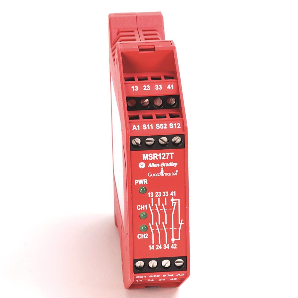 Allen-Bradley Allen-Bradley 440R-N23135 Guardmaster MSR127RP Safety Relay