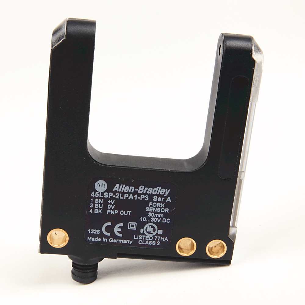 Allen-Bradley Allen-Bradley 45LSP-2LPA1-P4 Plastic Fork Style Photoelectric Sensor