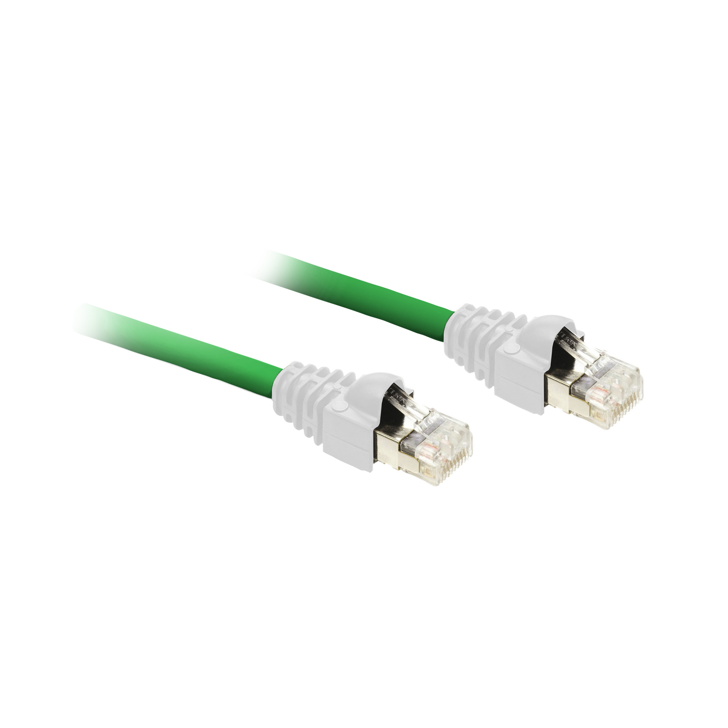 Schneider Electric Schneider Electric 490NTW00002 – Connecting cable, Modicon MCM, Ethernet, shielded twisted pair straight cord, 2m, 2 x RJ45