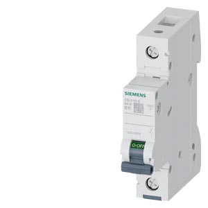 Siemens Siemens 5SL6110-6 – SENTRON 5SL B-curve 10 A 1-pole miniature circuit breaker